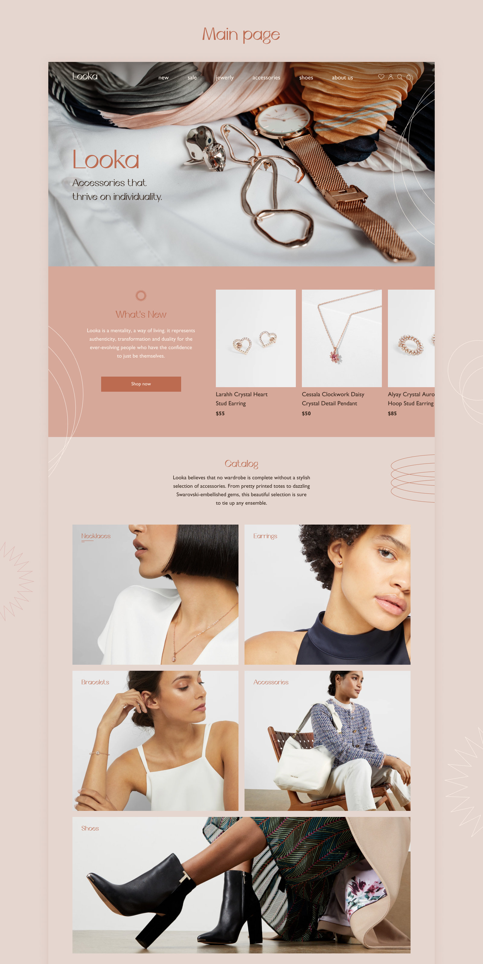 Jewelry online store — Изображение №3 — Интерфейсы, Брендинг на Dprofile