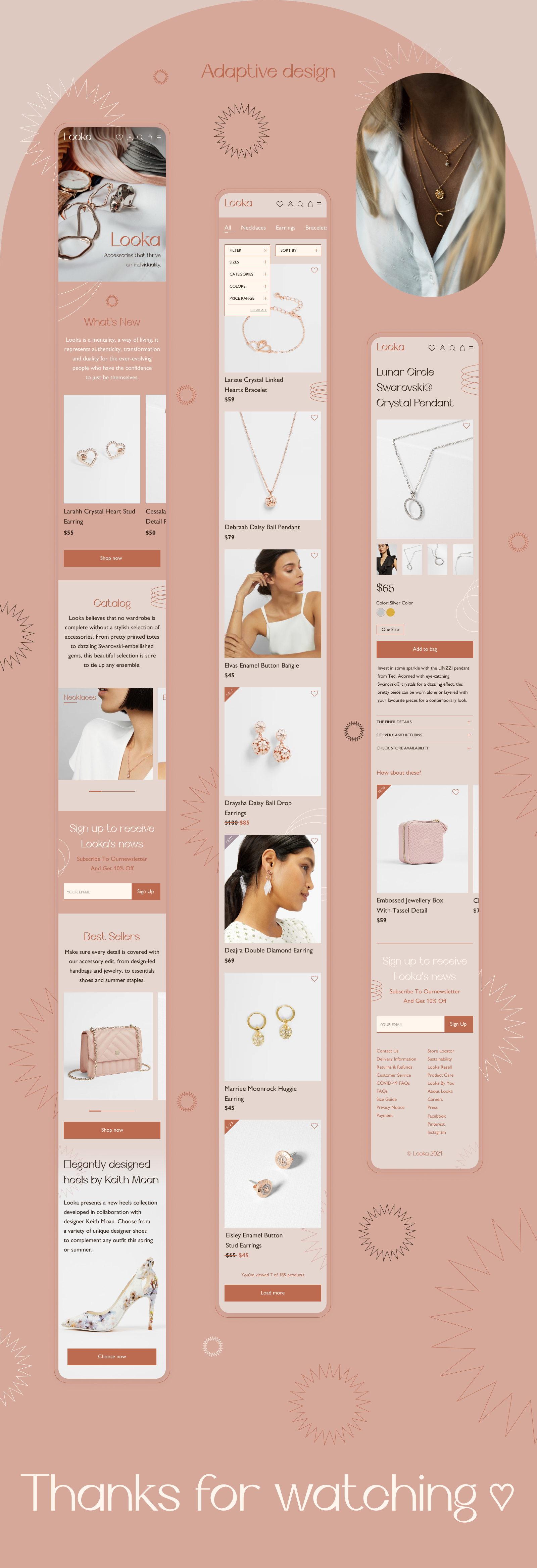 Jewelry online store — Изображение №9 — Интерфейсы, Брендинг на Dprofile