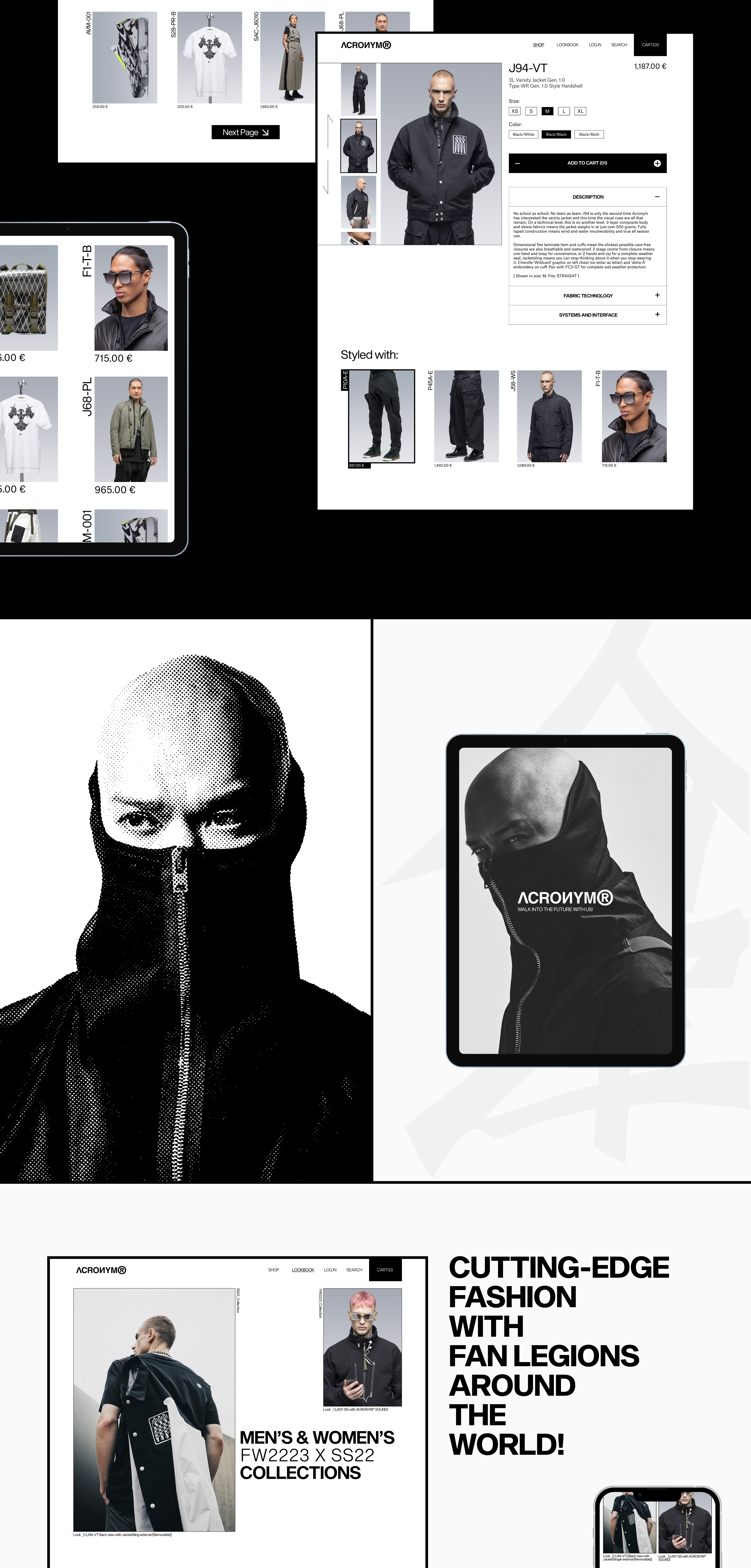 ACRONYM | E-commerce — Изображение №4 — Интерфейсы на Dprofile