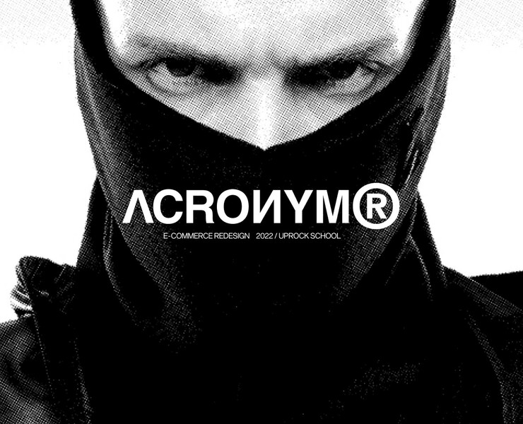 ACRONYM | E-commerce — Интерфейсы на Dprofile
