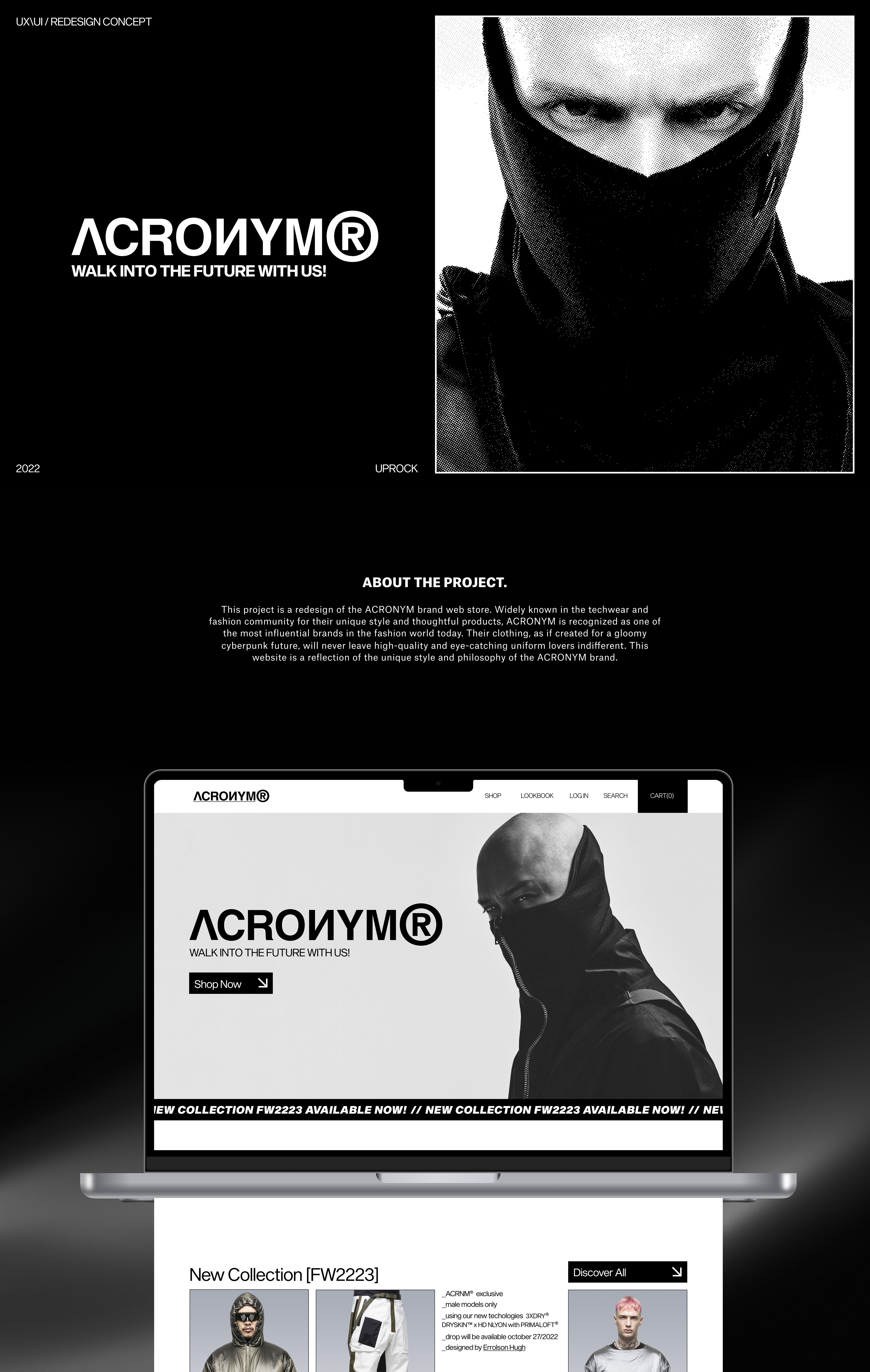 ACRONYM | E-commerce — Изображение №1 — Интерфейсы на Dprofile