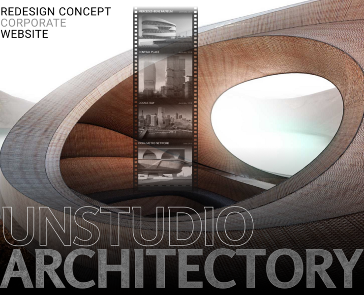 UNStudio | corporate website | redesign — Интерфейсы на Dprofile