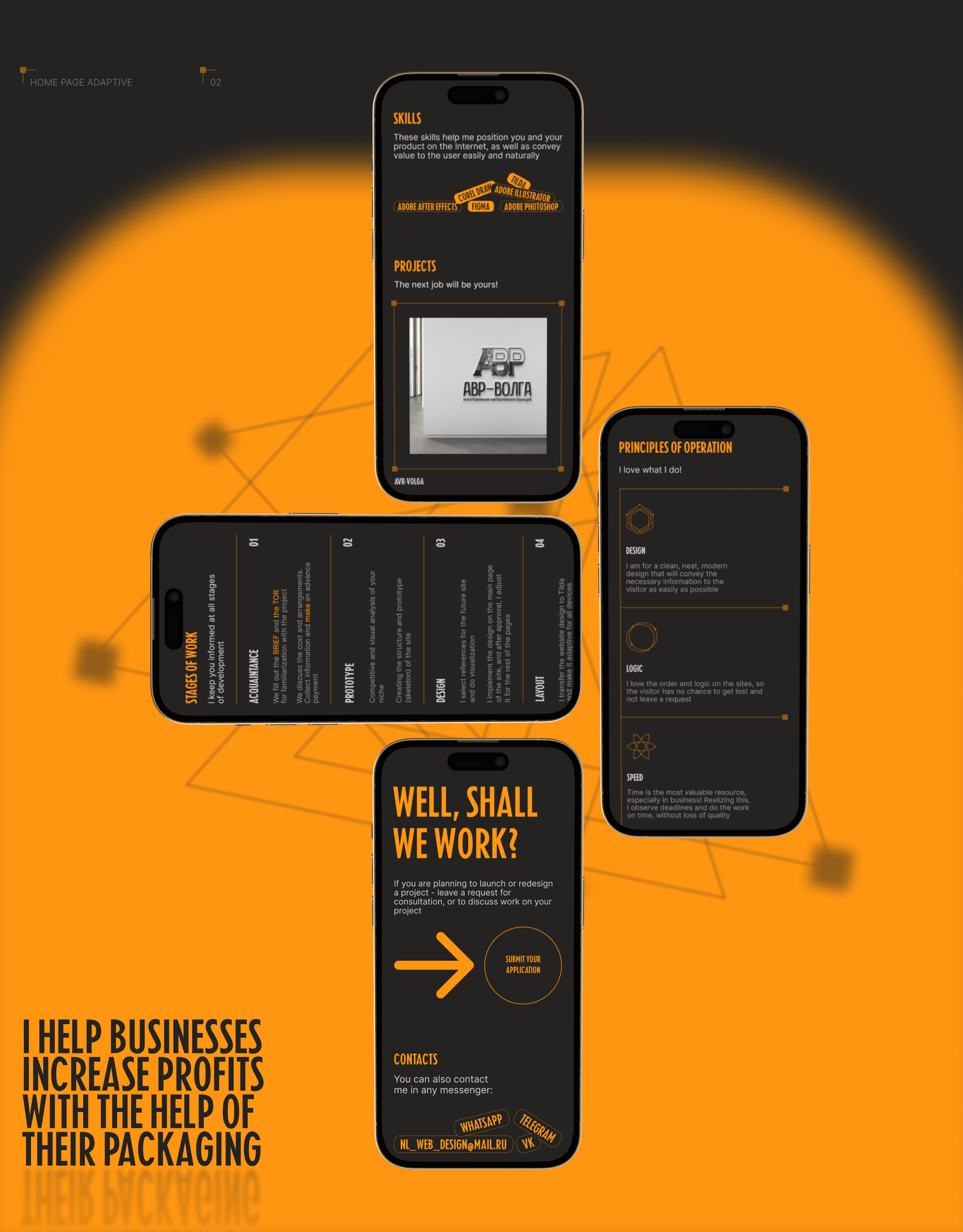 Web designer | portfolio website — Изображение №4 — Интерфейсы на Dprofile