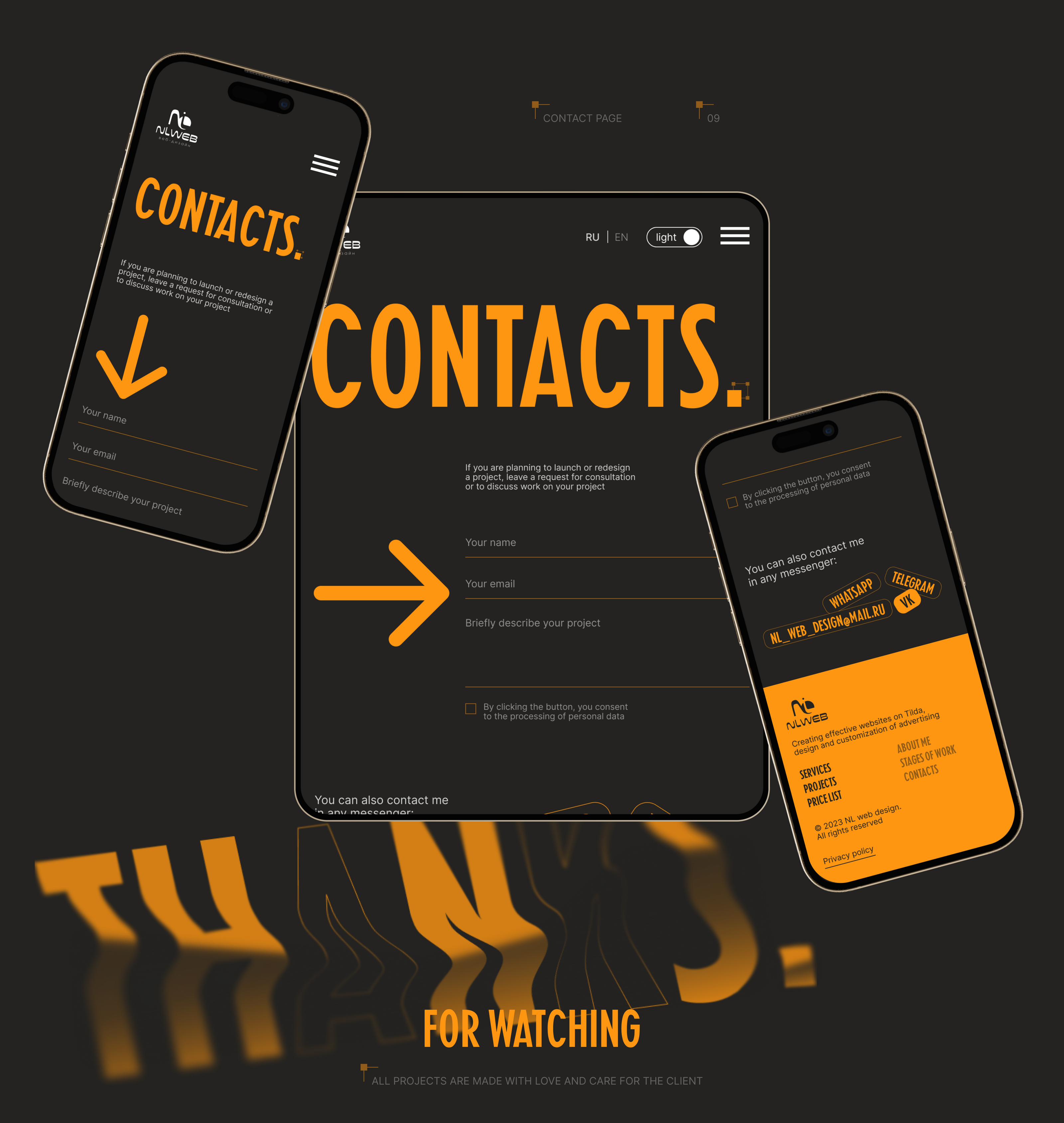 Web designer | portfolio website — Изображение №12 — Интерфейсы на Dprofile