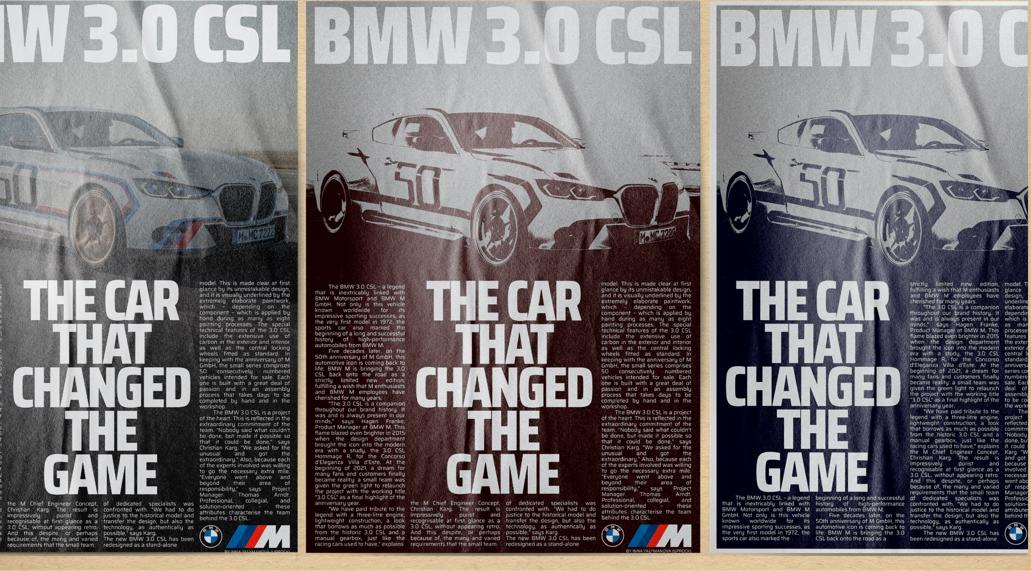 Коллекция постеров BMW — Изображение №5 — Иллюстрация, Графика на Dprofile