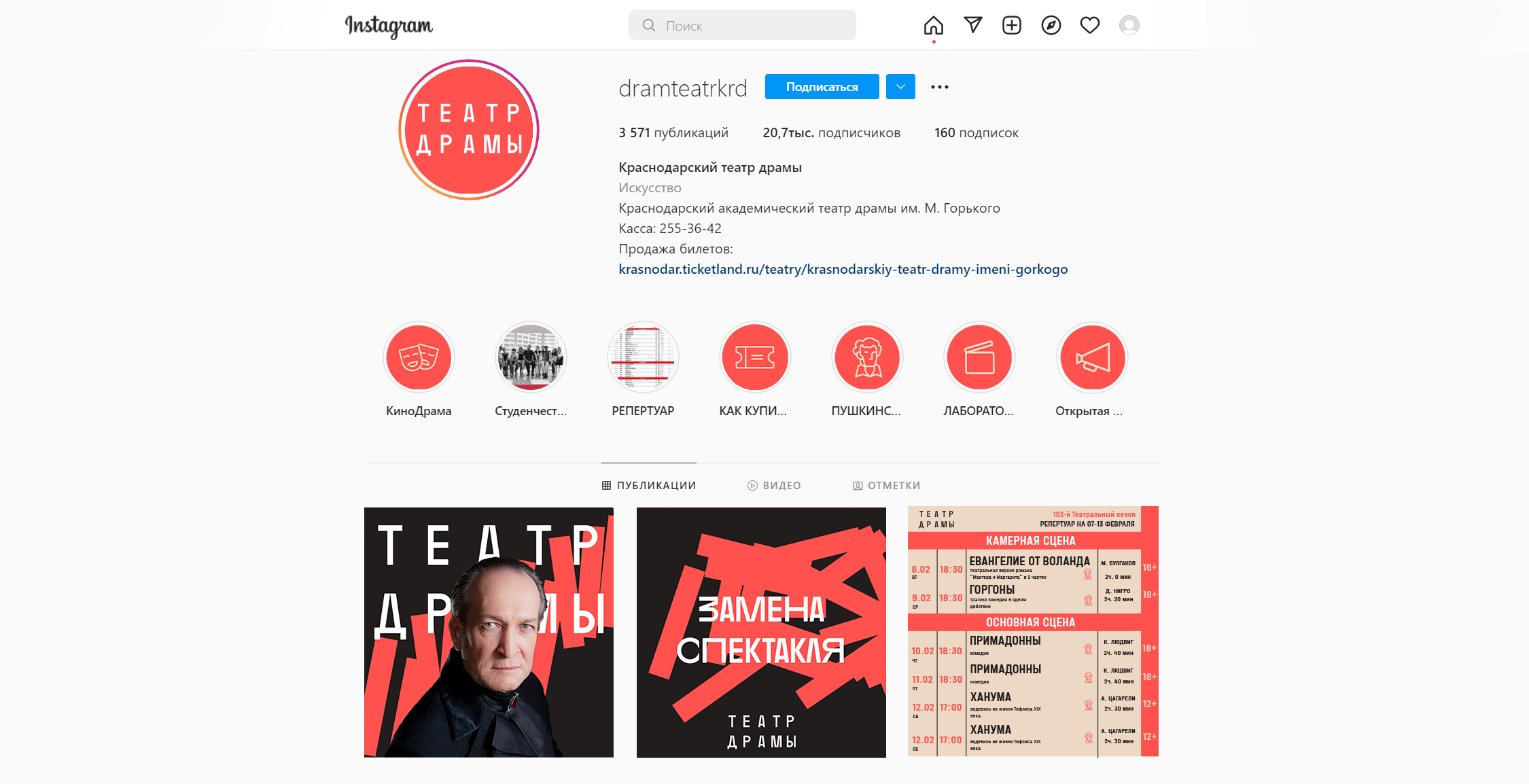 Брендинг театра драмы им. М. Горького — Изображение №8 — Брендинг, Графика на Dprofile