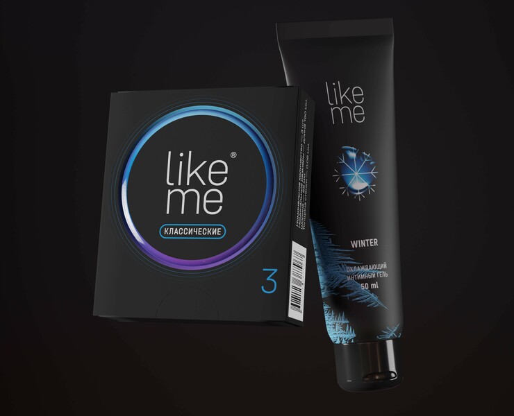 Сondoms and lubricants Like me — Брендинг на Dprofile