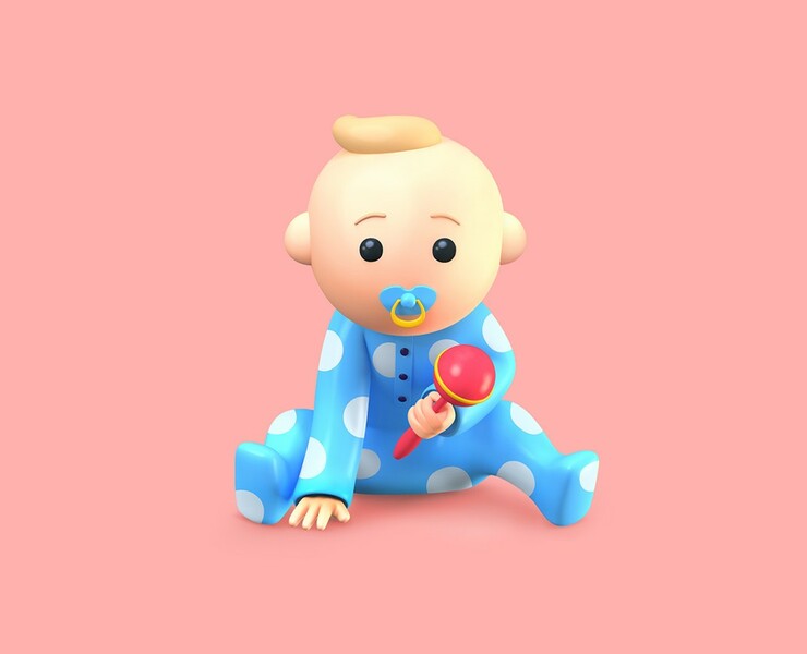 Детская клиника Персона — Сайт — Интерфейсы, Иллюстрация, 3D на Dprofile