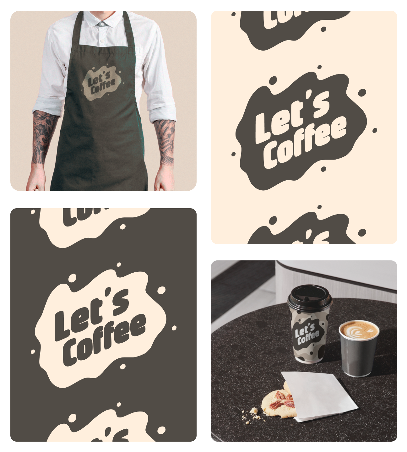 "Let's Coffee" Branding Concept — Изображение №3 — Брендинг, Графика на Dprofile