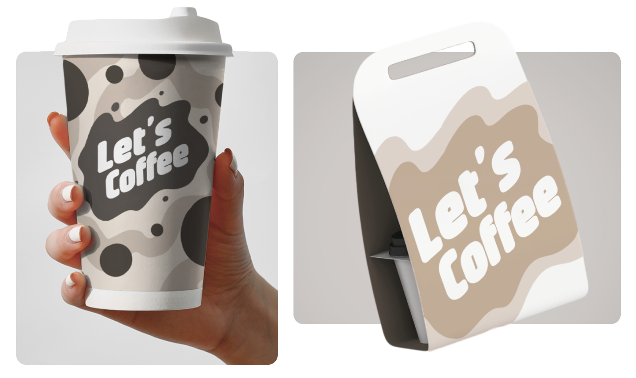 "Let's Coffee" Branding Concept — Изображение №4 — Брендинг, Графика на Dprofile