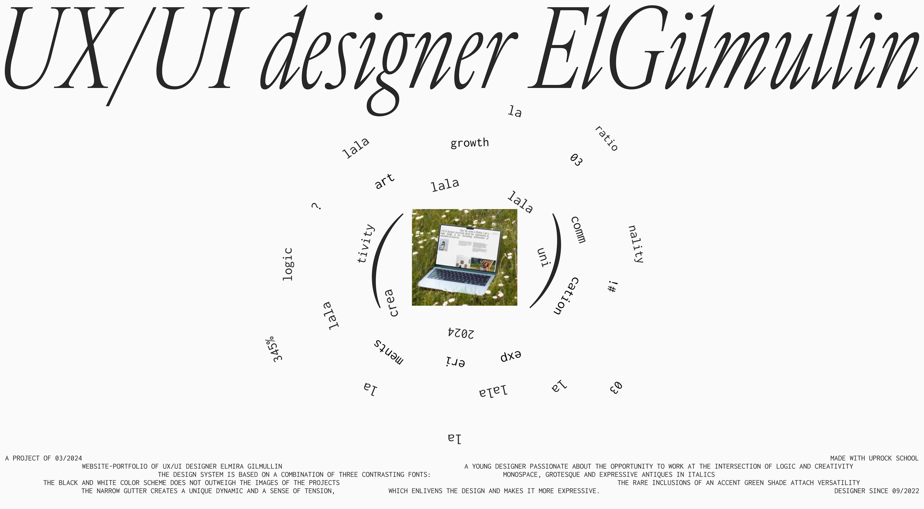 ElGilmullin | Portfolio Website — Изображение №1 — Интерфейсы, Графика на Dprofile