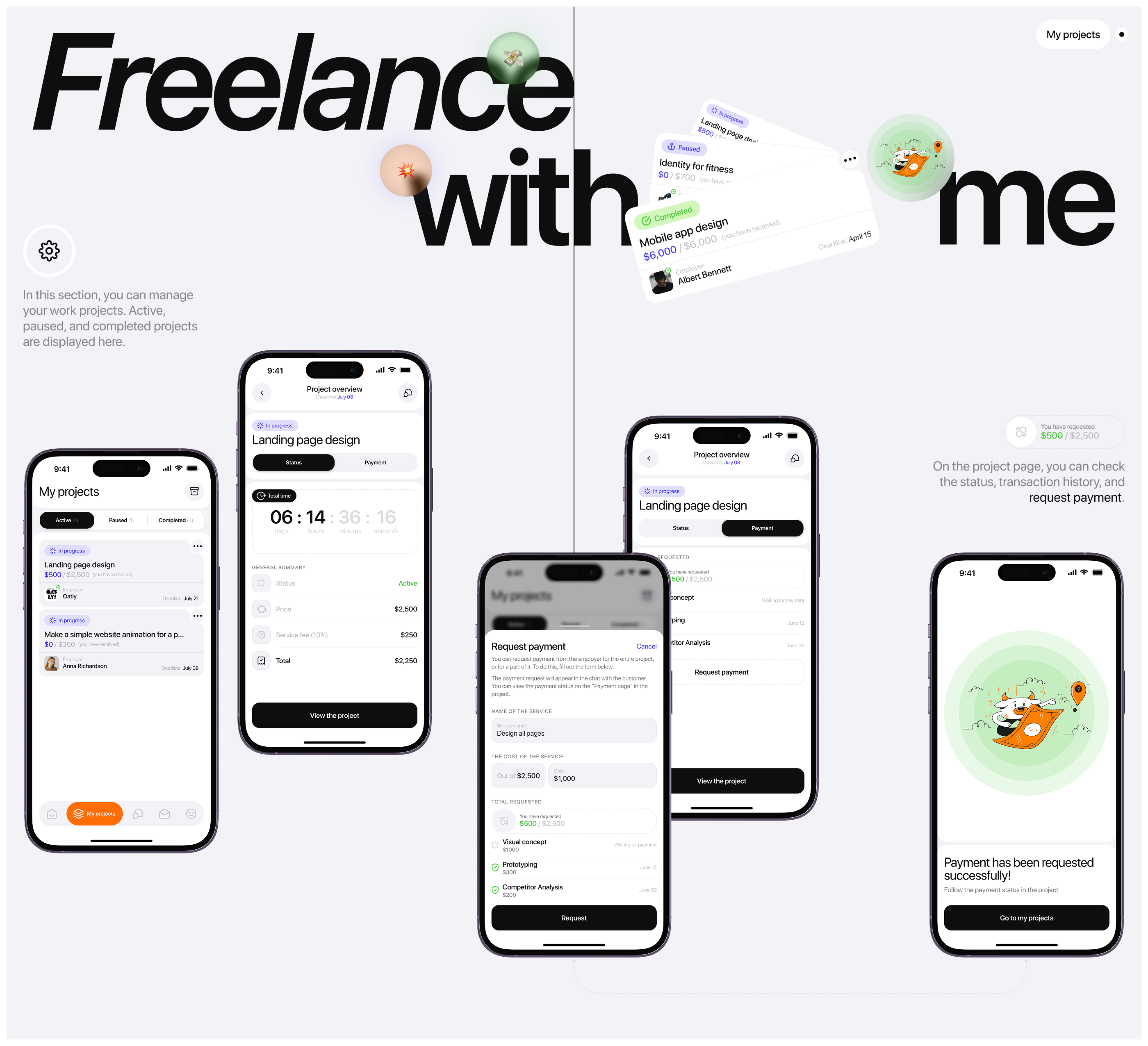 LANCER | Mobile App — Изображение №14 — Интерфейсы на Dprofile