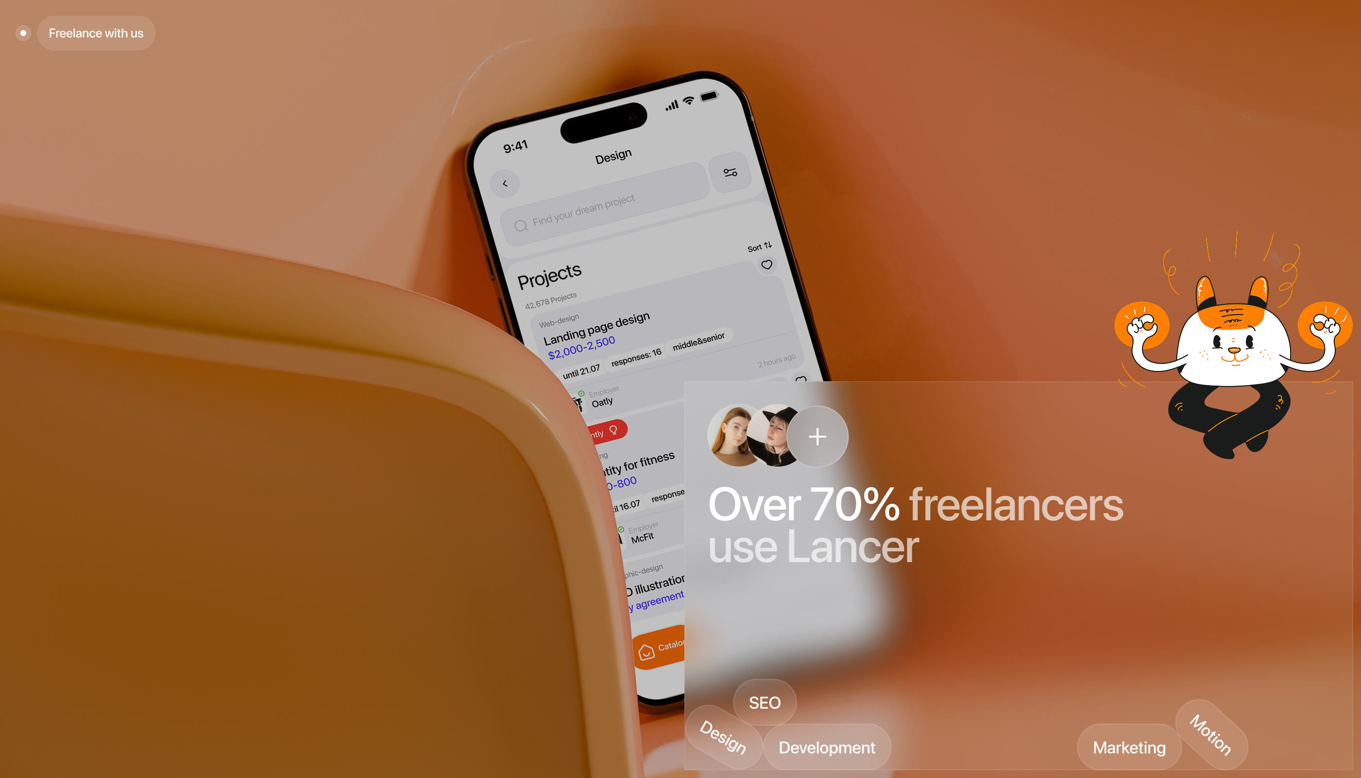 LANCER | Mobile App — Изображение №17 — Интерфейсы на Dprofile