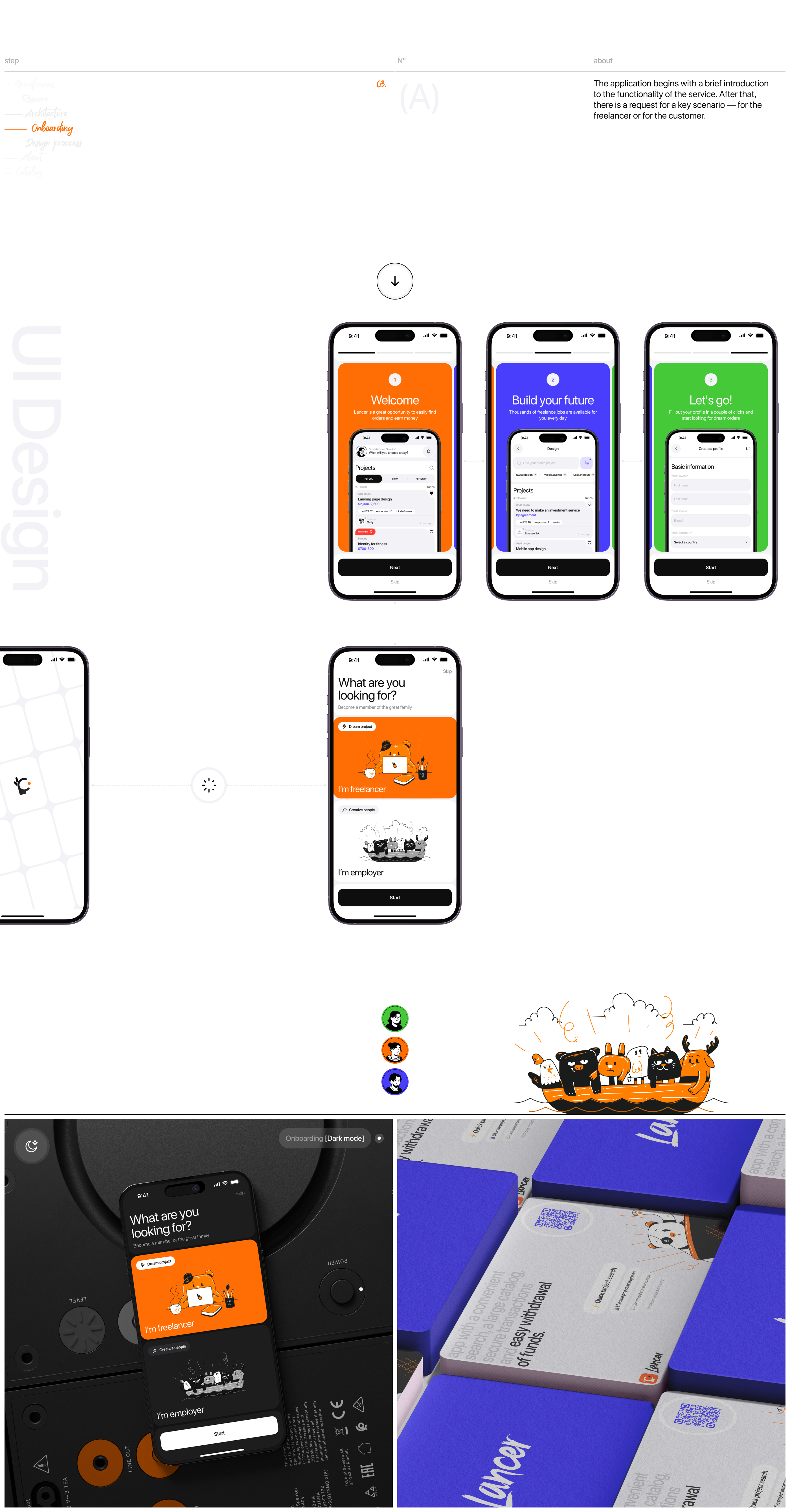 LANCER | Mobile App — Изображение №6 — Интерфейсы на Dprofile