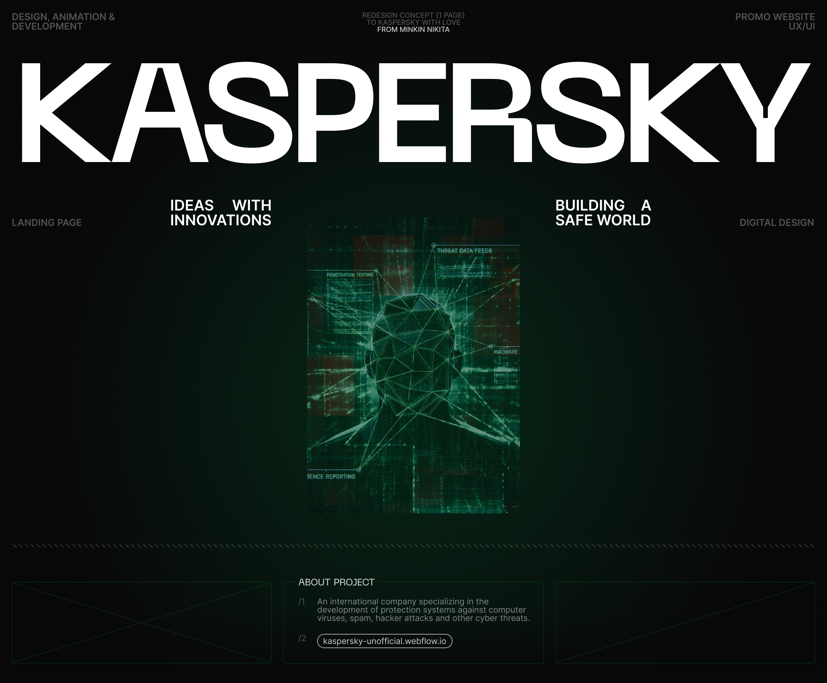 KASPERSKY® | Web-concept — Изображение №1 — Интерфейсы, Анимация на Dprofile