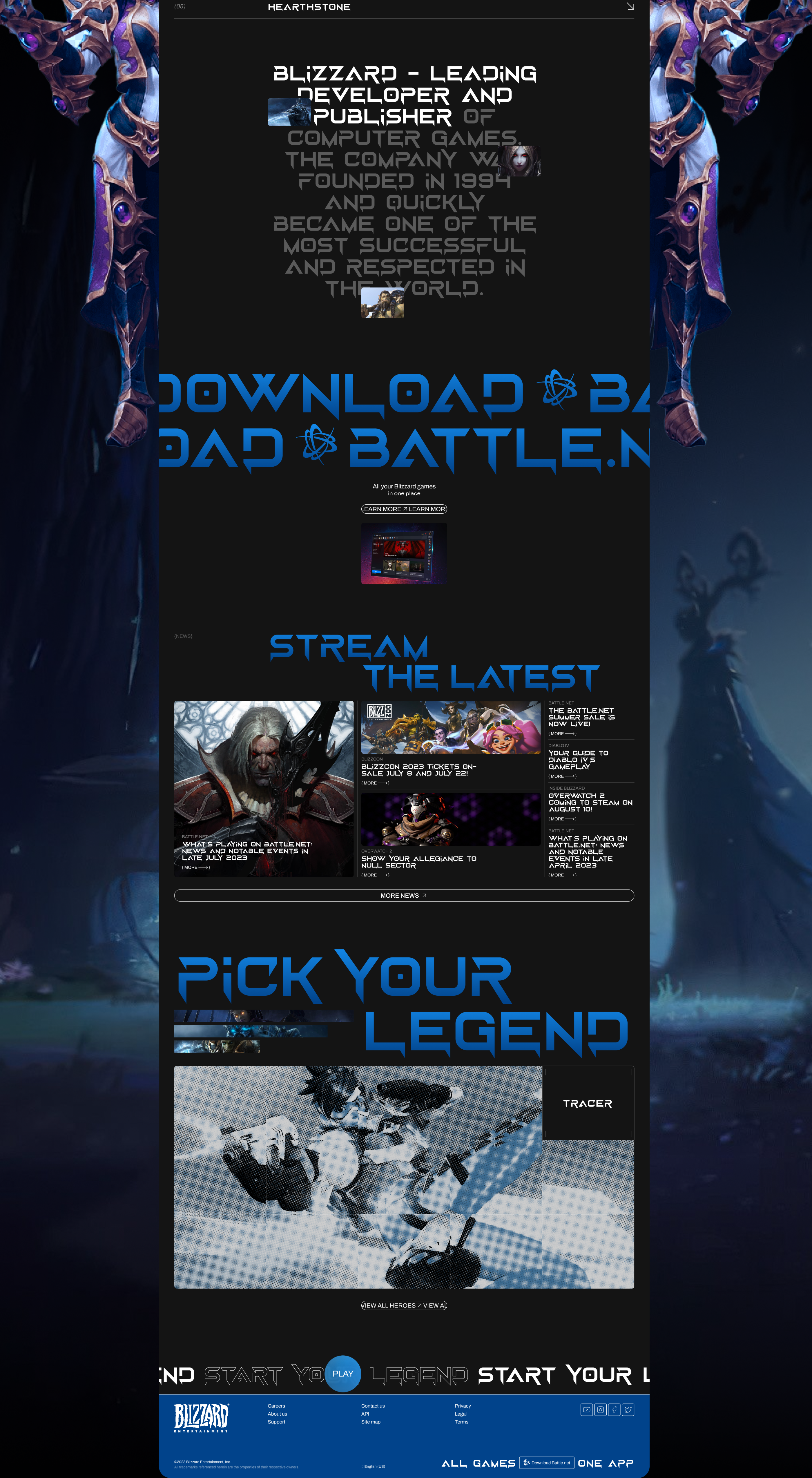 BLIZZARD® | Web-concept — Изображение №4 — Интерфейсы, Анимация на Dprofile