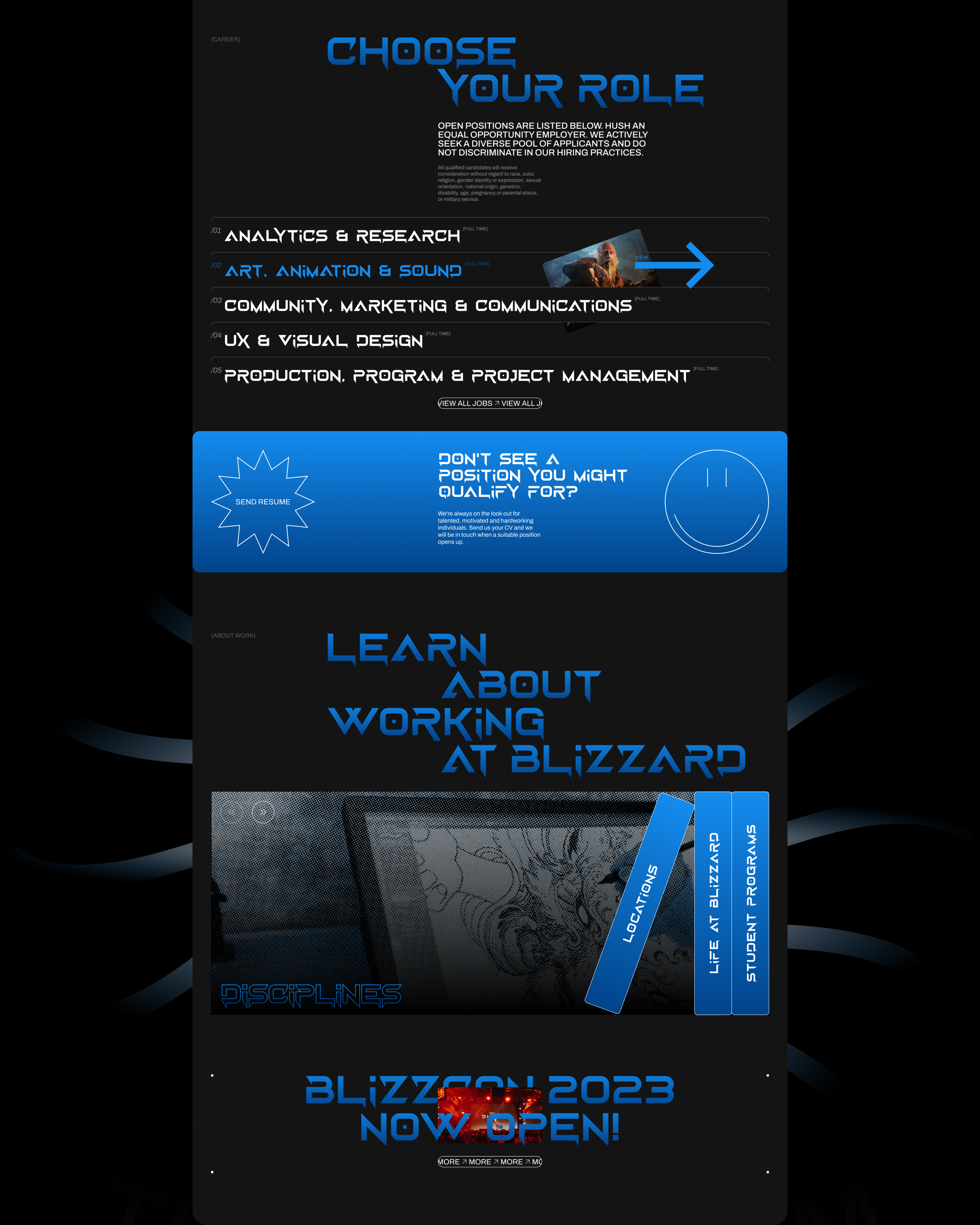 BLIZZARD® | Web-concept — Изображение №15 — Интерфейсы, Анимация на Dprofile