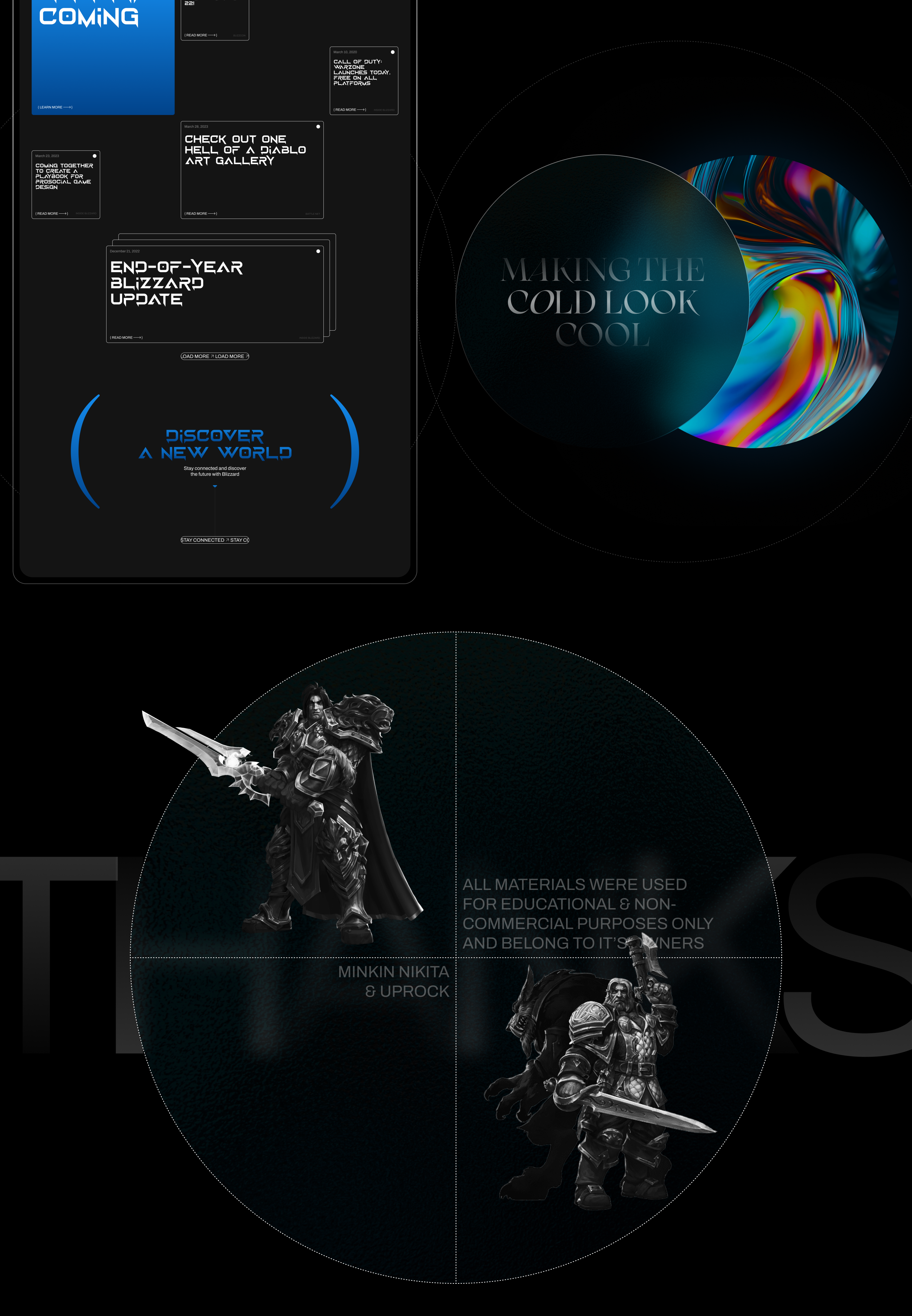 BLIZZARD® | Web-concept — Изображение №17 — Интерфейсы, Анимация на Dprofile