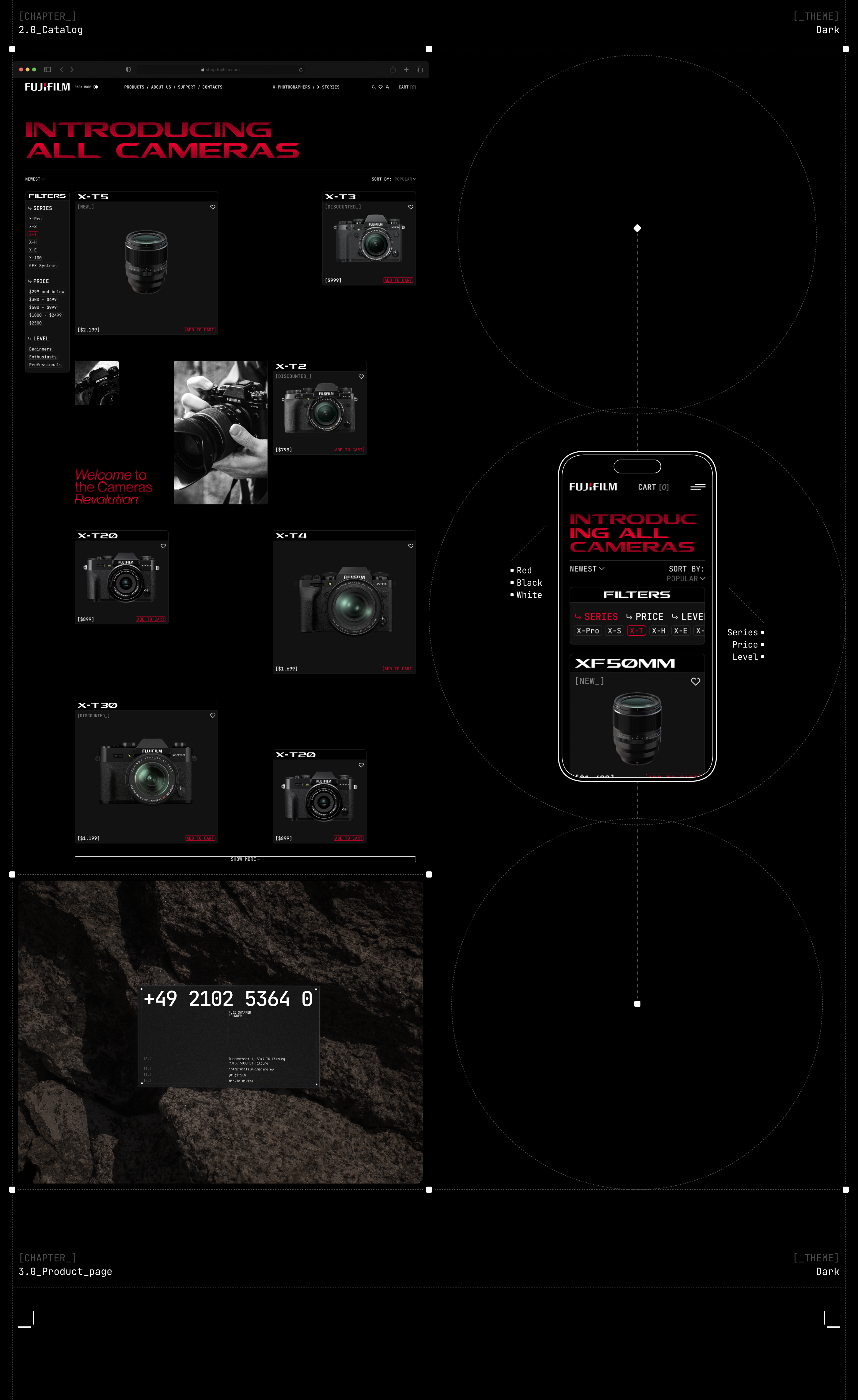 FUJIFILM® | E-commerce — Изображение №6 — Интерфейсы, Анимация на Dprofile