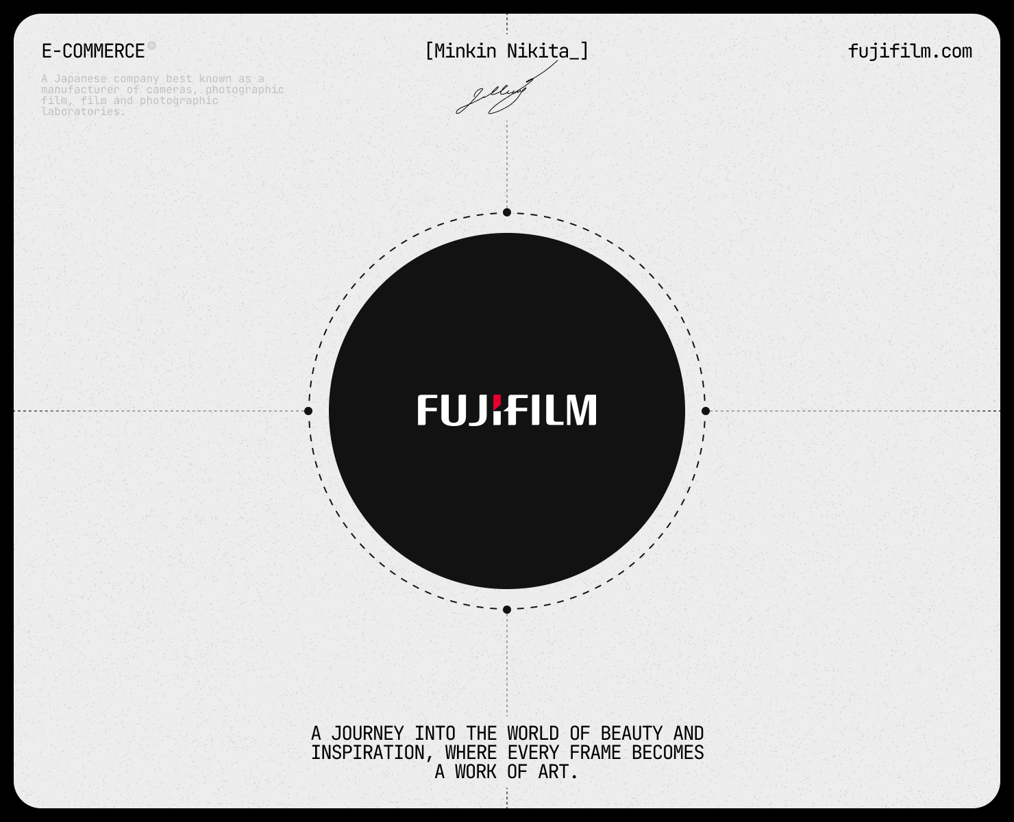 FUJIFILM® | E-commerce — Интерфейсы, Анимация на Dprofile