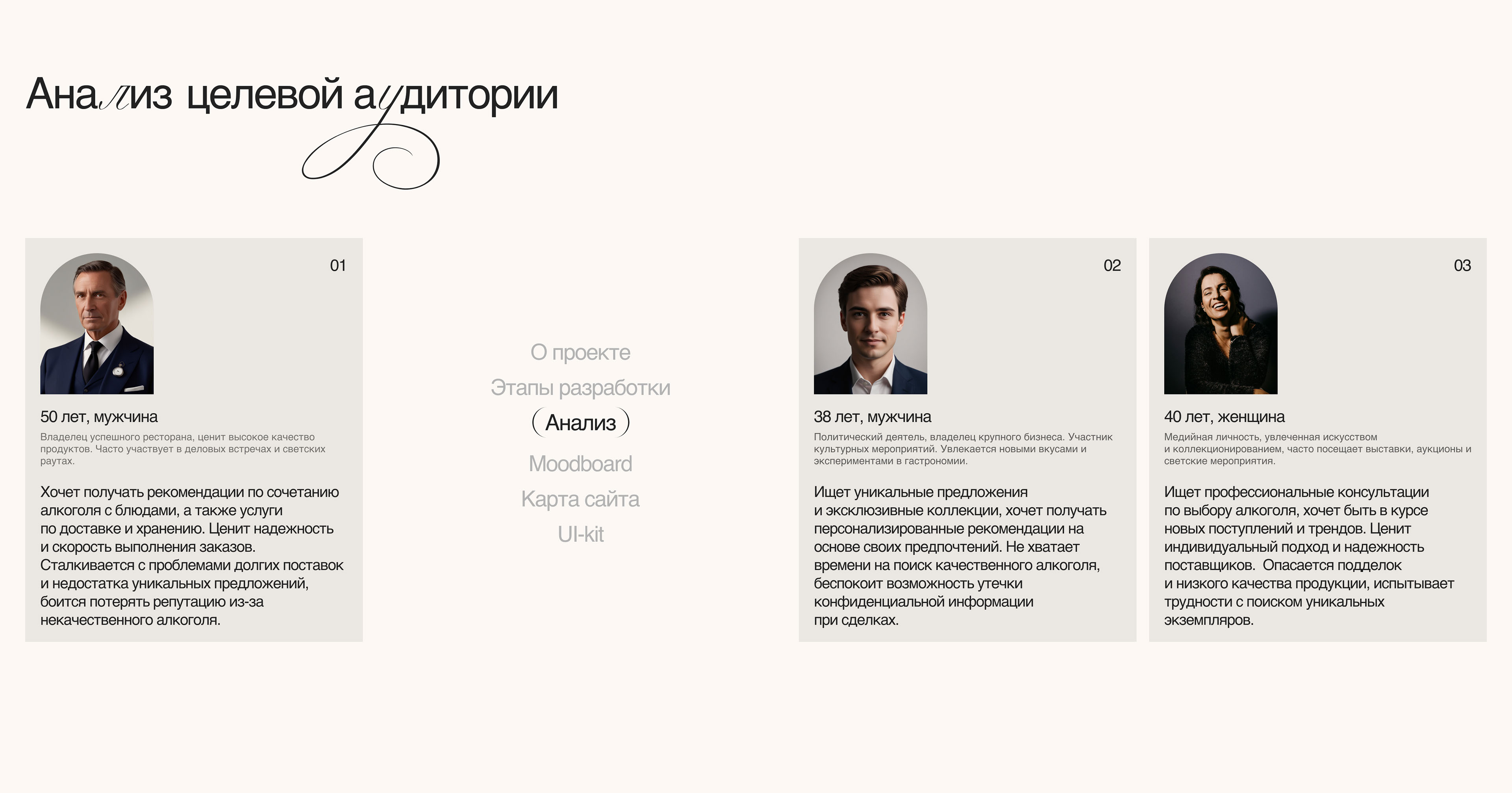 Интернет-магазин коллекционного алкоголя Rare Cabinet — Изображение №7 — Интерфейсы, Анимация на Dprofile