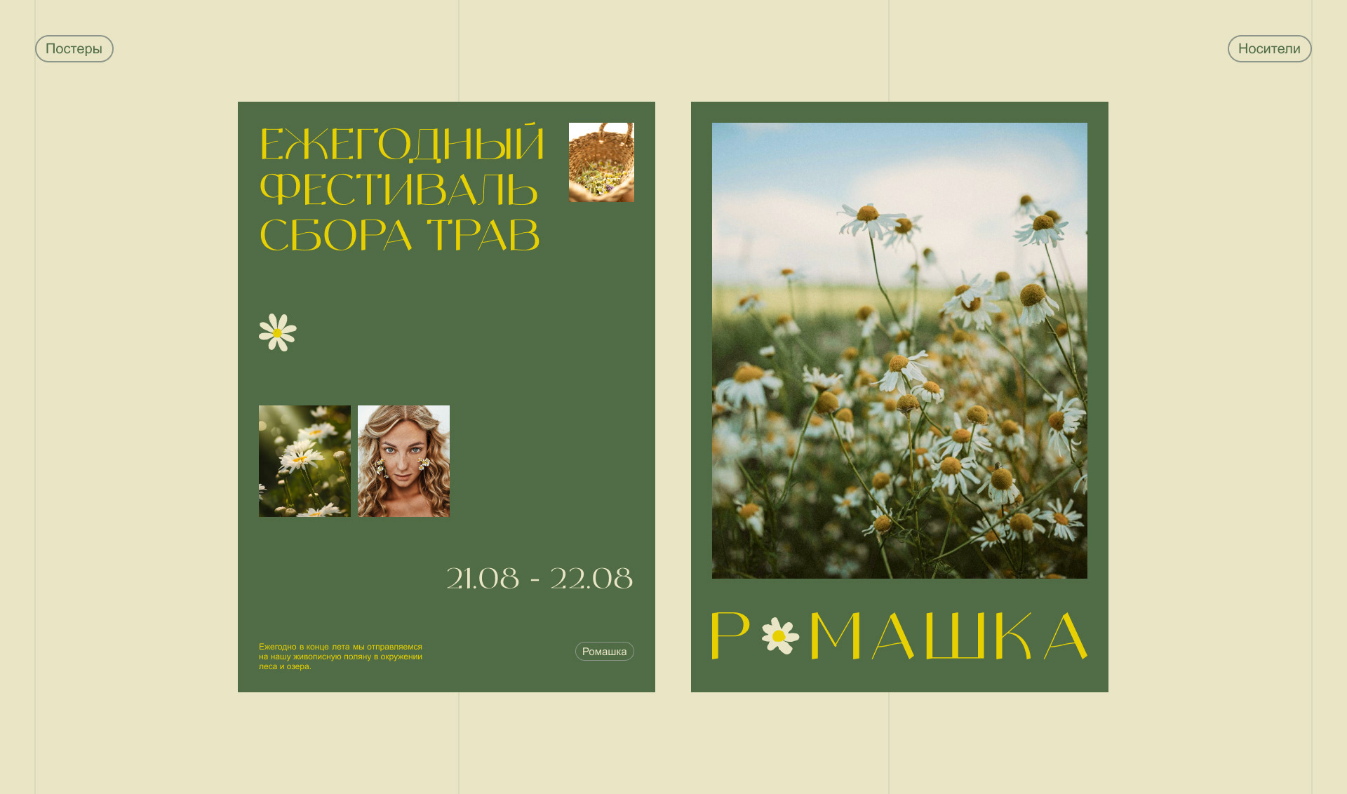 Ромашка - фестиваль сбора трав — Изображение №6 — Интерфейсы, Анимация на Dprofile