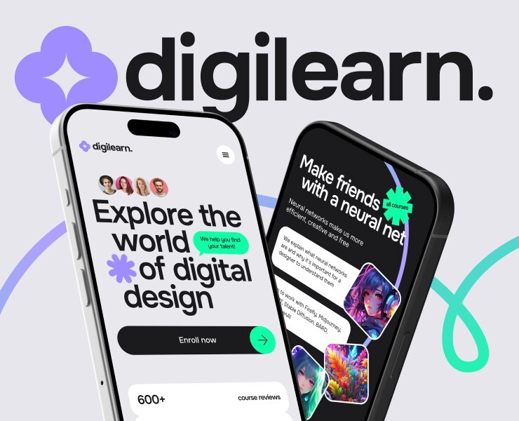 Digilearn Образовательная Онлайн Платформа — Интерфейсы на Dprofile