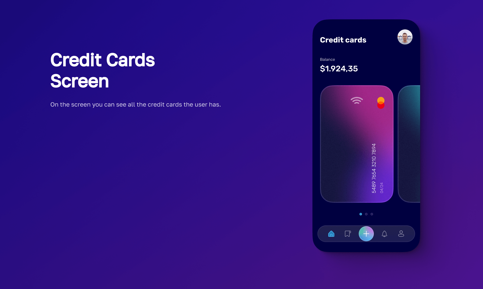 UI Mobile Banking App (Free) — Изображение №3 — Интерфейсы, Графика на Dprofile