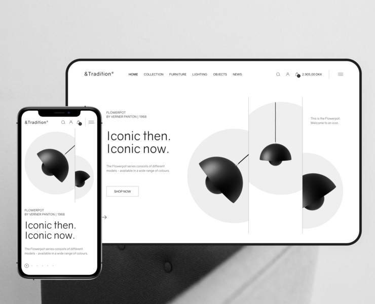Redesign concept Tradition — Интерфейсы на Dprofile