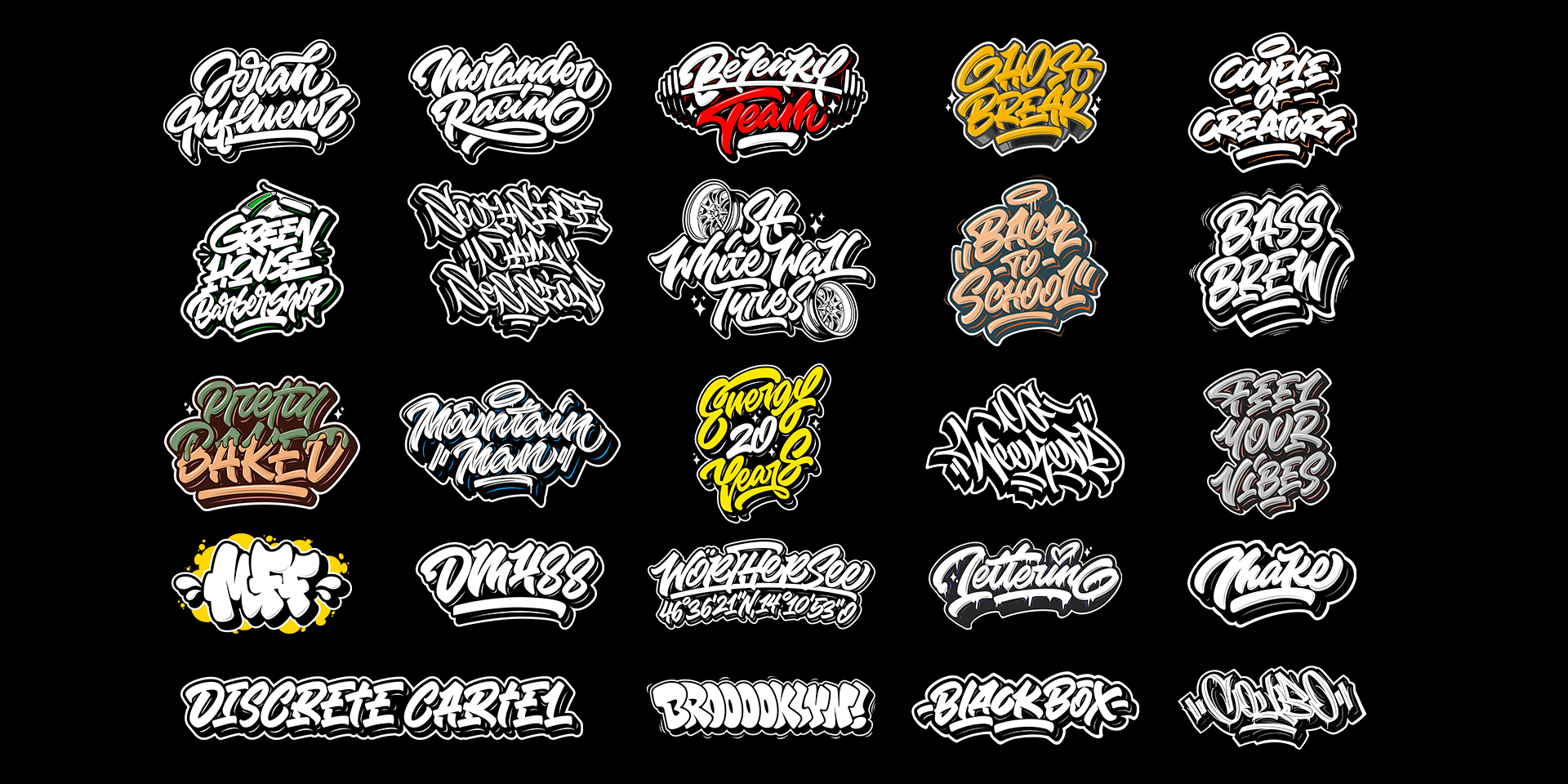Lettering Collection. Коллекция леттеринга — Изображение №1 — Брендинг, Графика на Dprofile