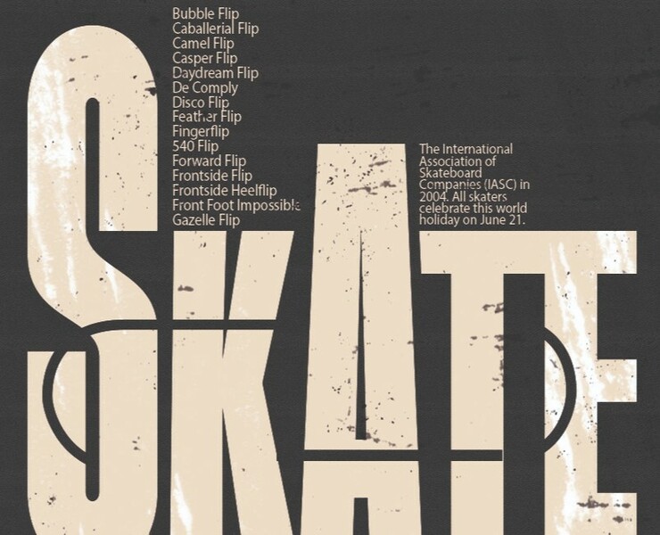 Skate poster — Графика на Dprofile