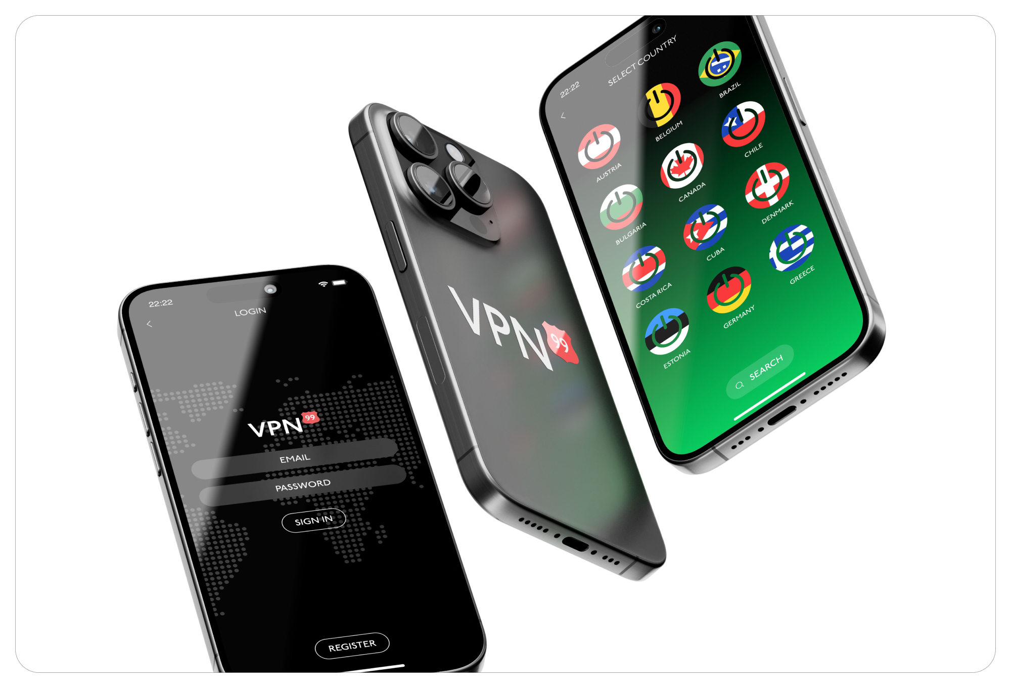 VPN Service UI/UX & Logo — Изображение №10 — Интерфейсы, Брендинг на Dprofile