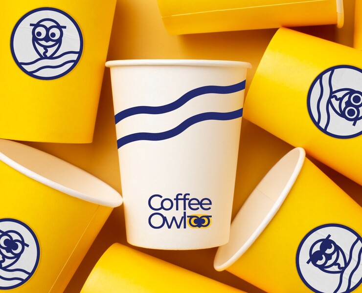Coffee Owl — франшиза кофеен — Брендинг, Графика на Dprofile