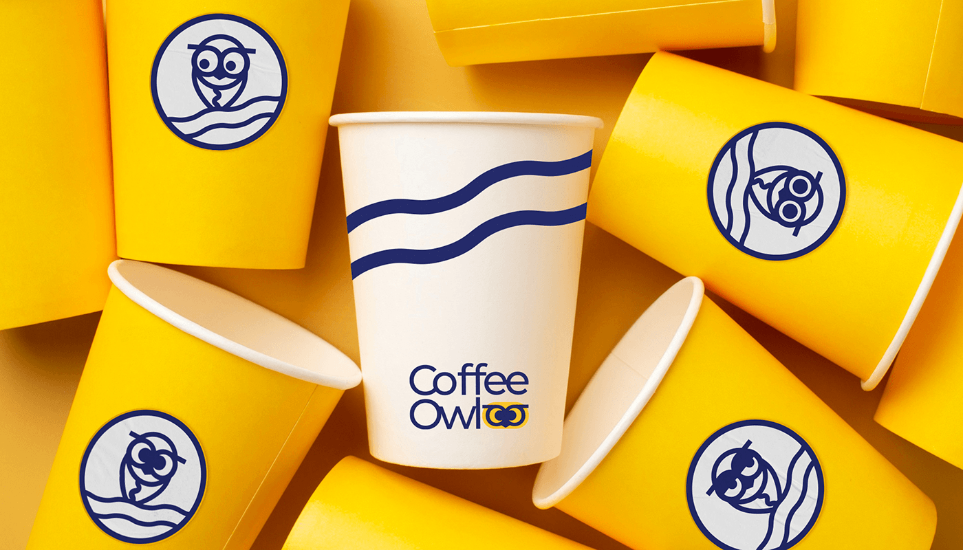 Coffee Owl — франшиза кофеен — Изображение №1 — Брендинг, Графика на Dprofile