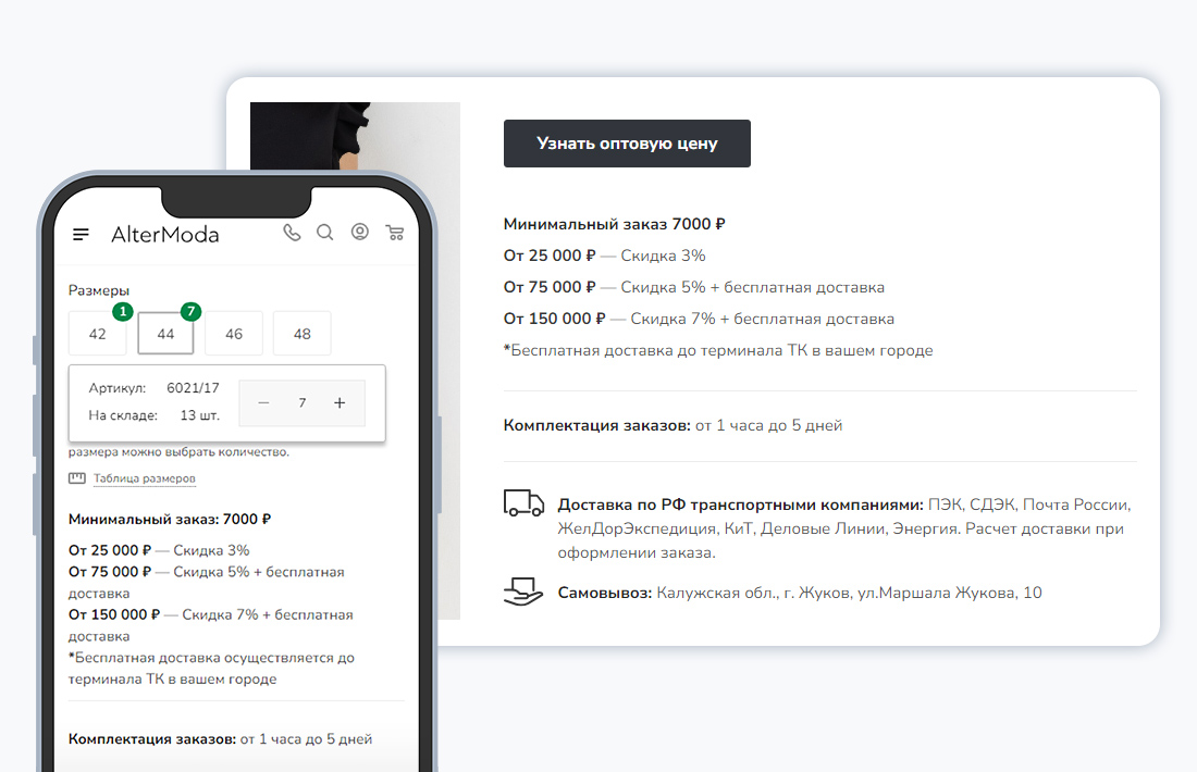 Разработка и запуск сайта для интернет-магазина AlterModa — Изображение №5 — Брендинг на Dprofile