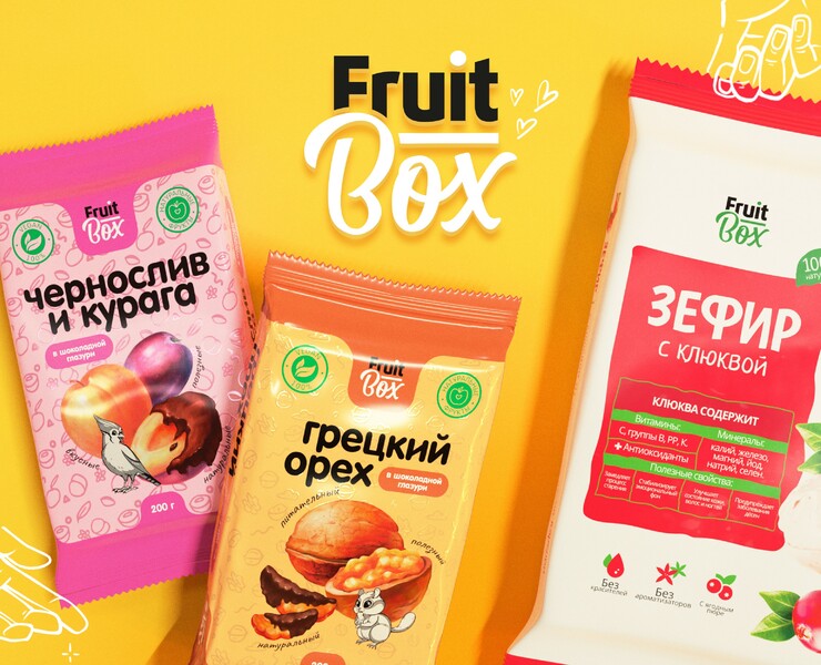 Fruit Box - Когда вкусно не только внутри, но и снаружи — Брендинг, Графика на Dprofile