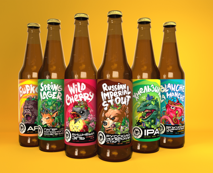 Чернозём. Каждой компании - пенная вечеринка! — Брендинг, Графика на Dprofile