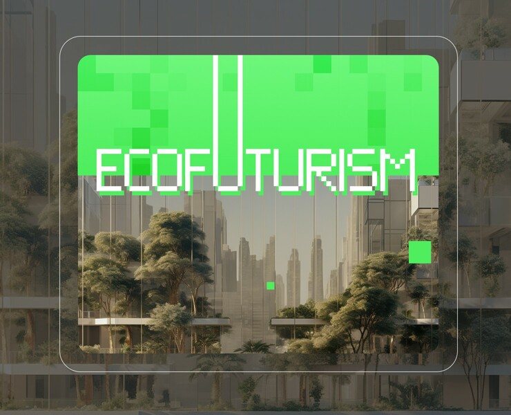 Дизайн-концепт архитектурной компании ECOFUTURISM на Dprofile
