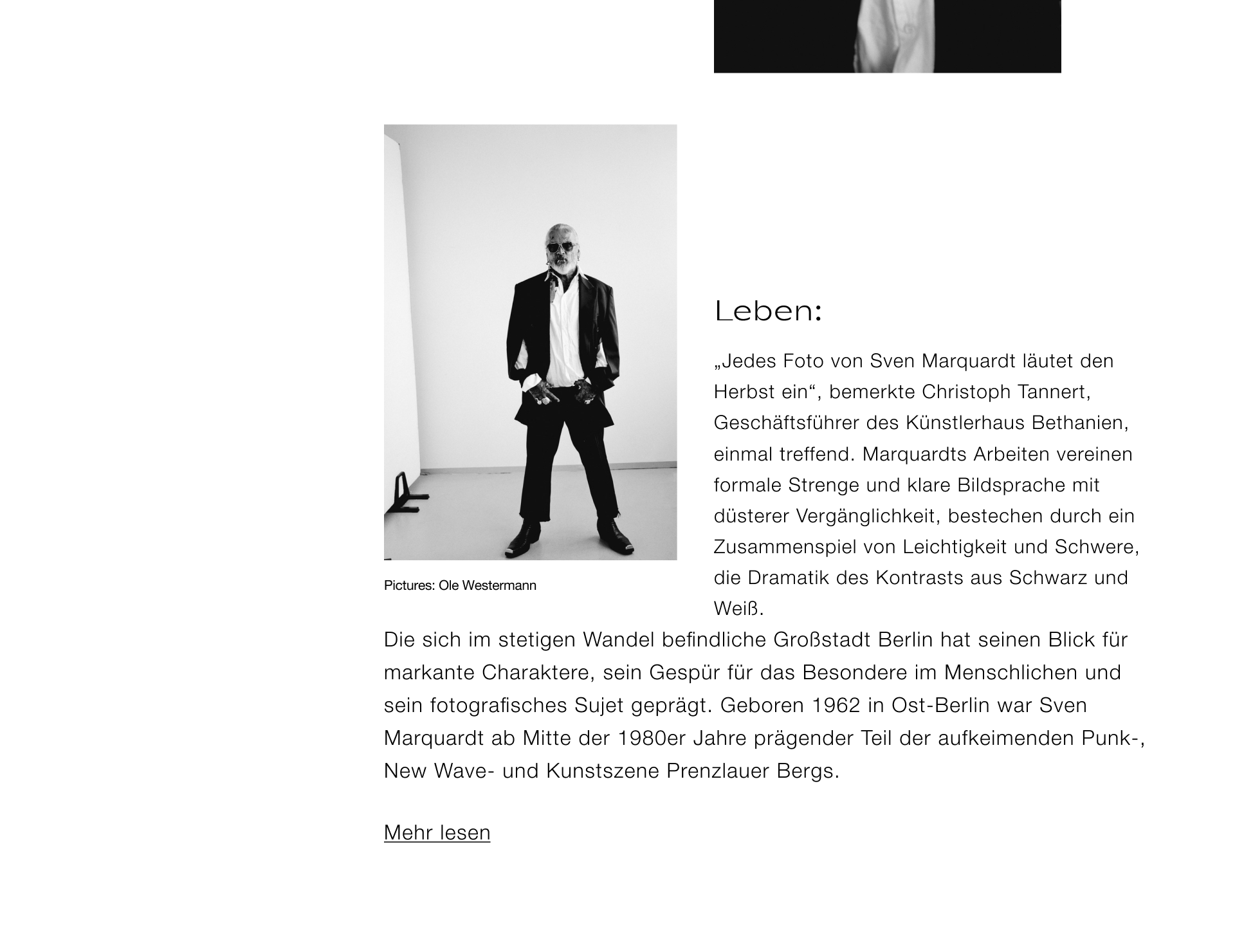 ID & Site for Sven Marquardt's Photography — Изображение №15 — Интерфейсы, Брендинг на Dprofile