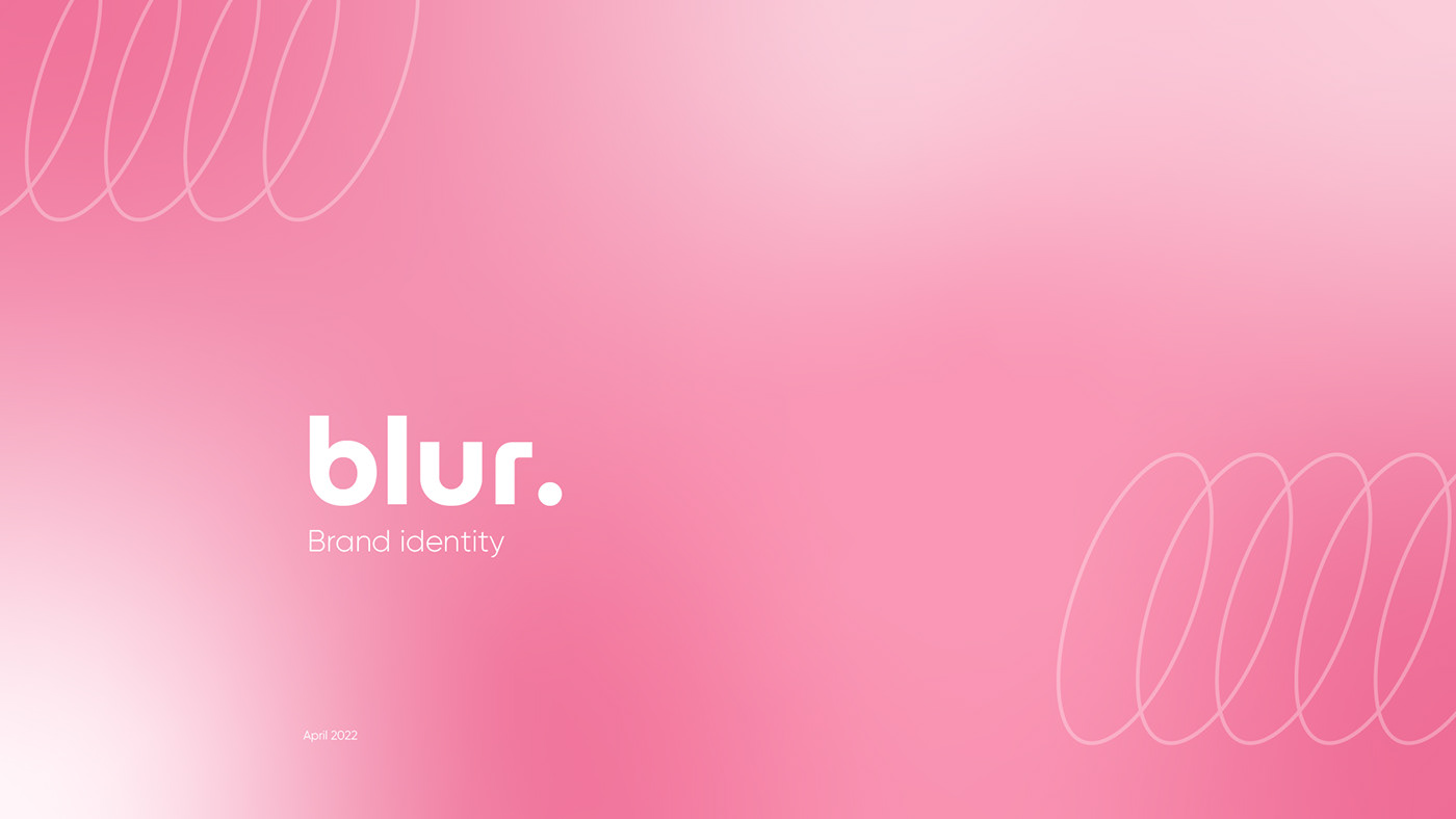 blur. Brand identity — Изображение №1 — Брендинг, Графика на Dprofile