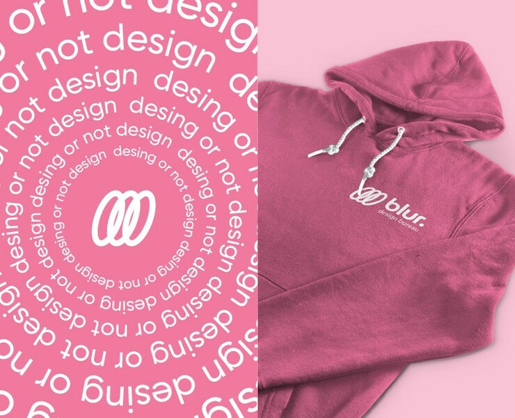 blur. Brand identity — Брендинг, Графика на Dprofile
