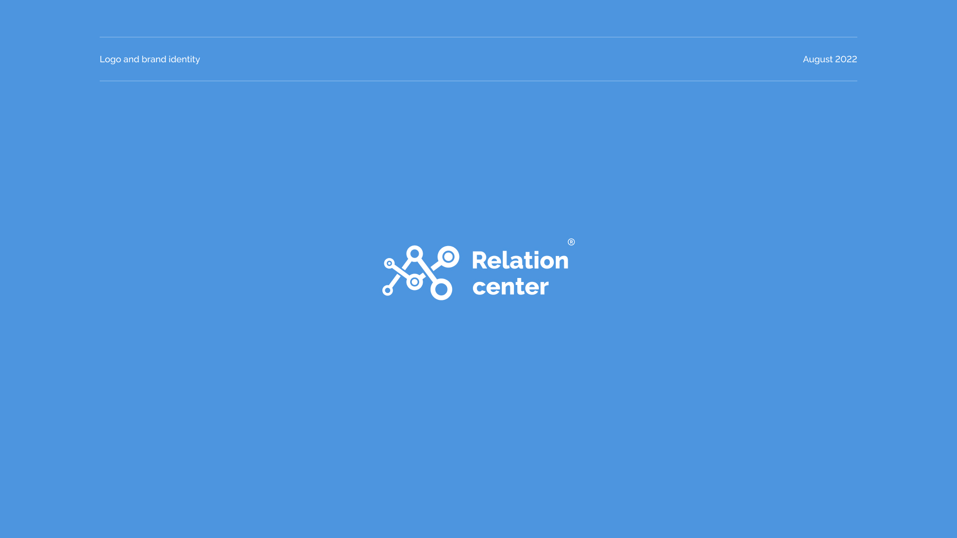 Relation center. Logo and brand identity concept — Изображение №1 — Брендинг, Графика на Dprofile
