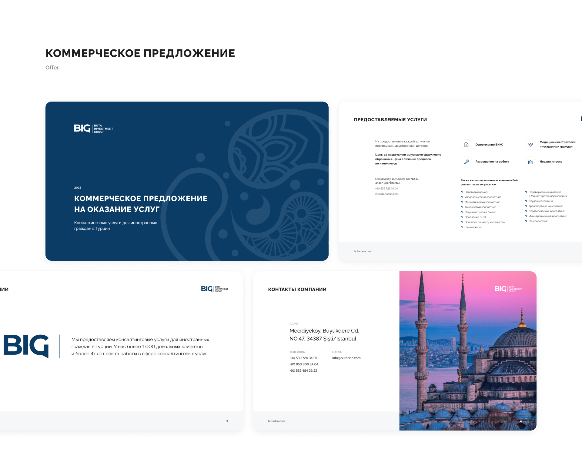 Logo and brand identity Buta Investment Group — Изображение №16 — Брендинг, Графика на Dprofile