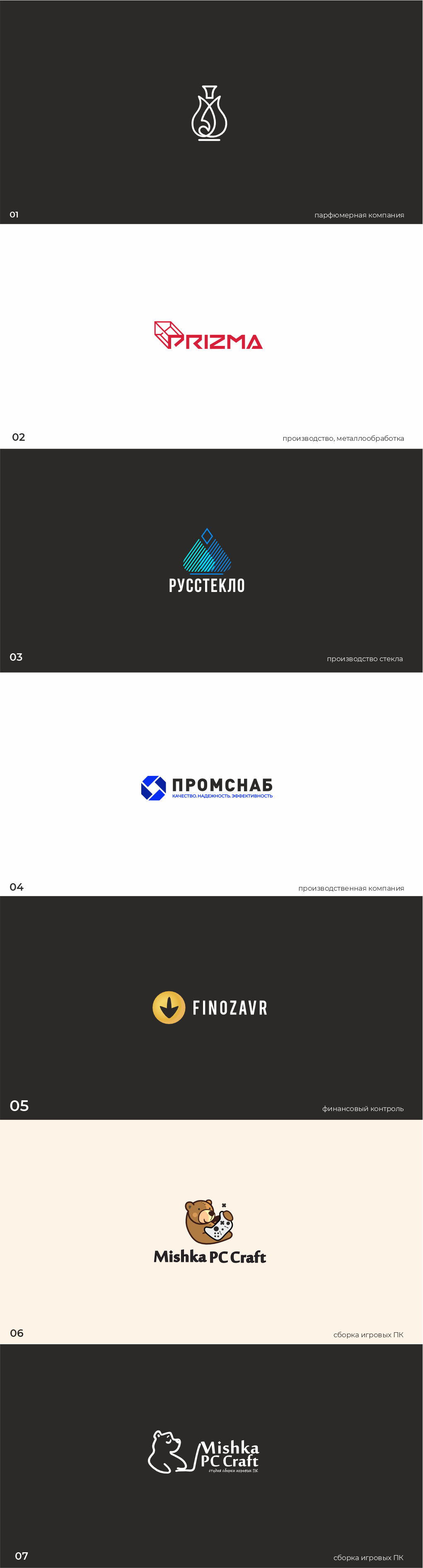 логофолио 2024-2025 — Изображение №1 — Брендинг на Dprofile