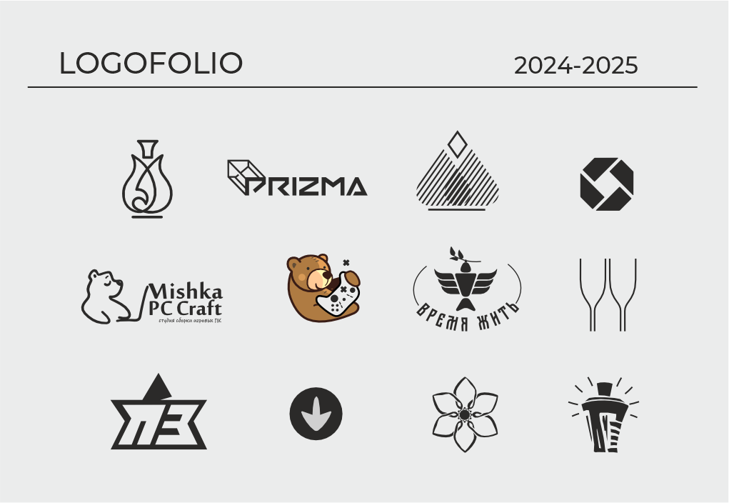 логофолио 2024-2025 — Изображение №3 — Брендинг на Dprofile