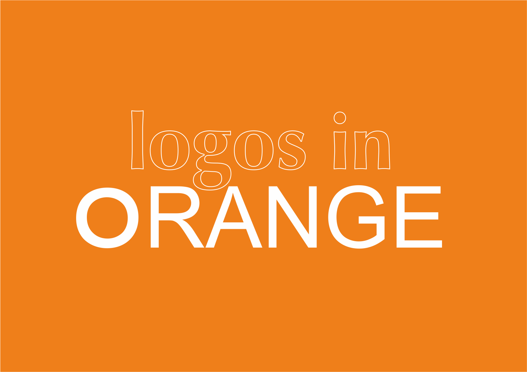 Logos in ORANGE — Изображение №1 — Брендинг, Иллюстрация на Dprofile