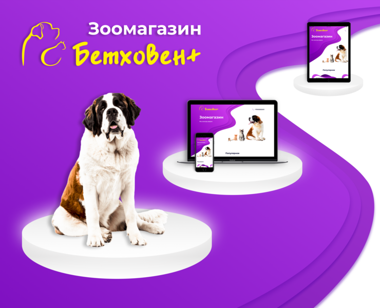 Зоомагазин «Бетховен+» — Интерфейсы на Dprofile