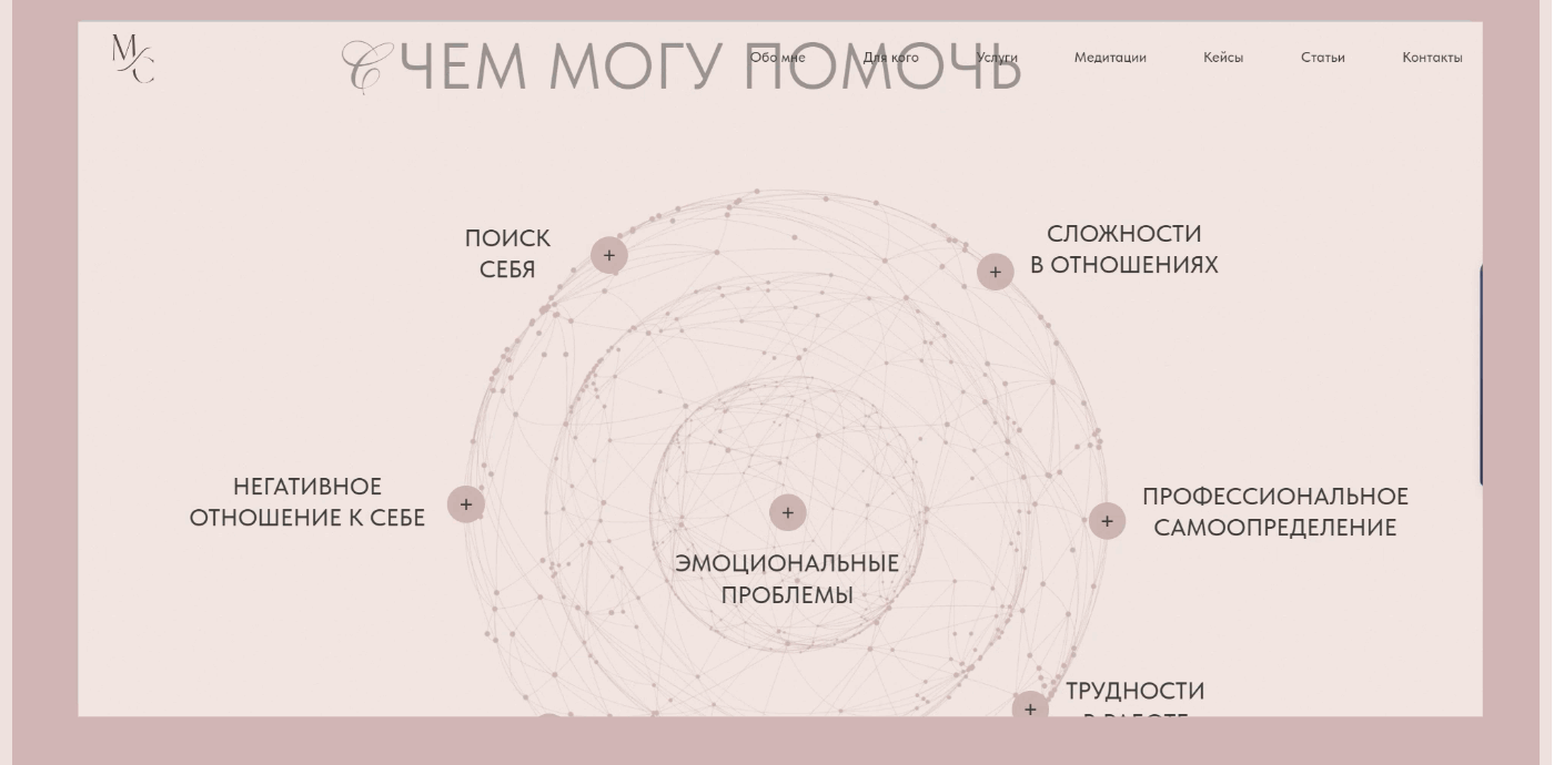 Многостраничный сайт для психолога — Изображение №11 — Интерфейсы, Брендинг на Dprofile