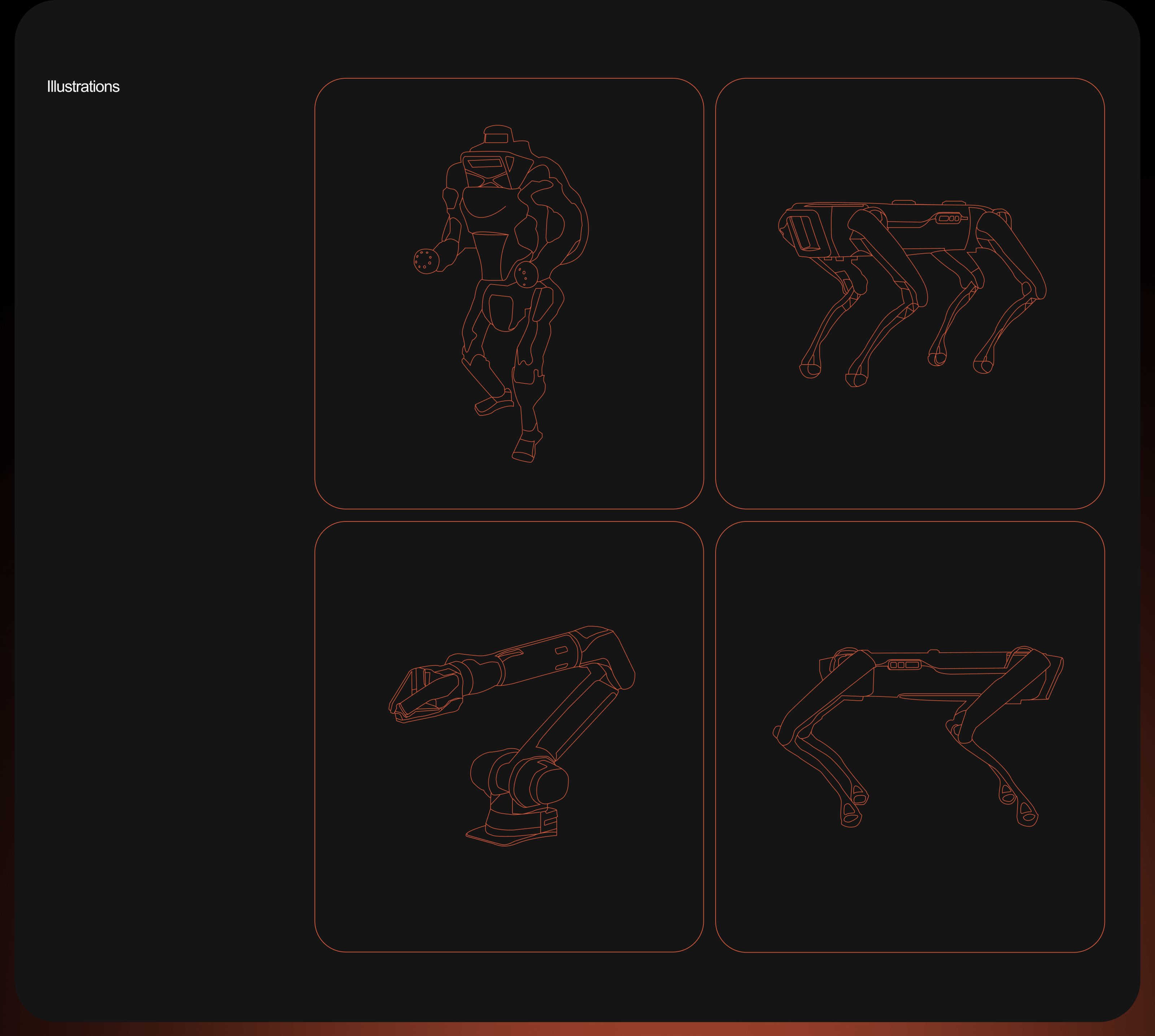 Redesign concept - Boston Dynamics — Изображение №4 — Интерфейсы, Иллюстрация на Dprofile