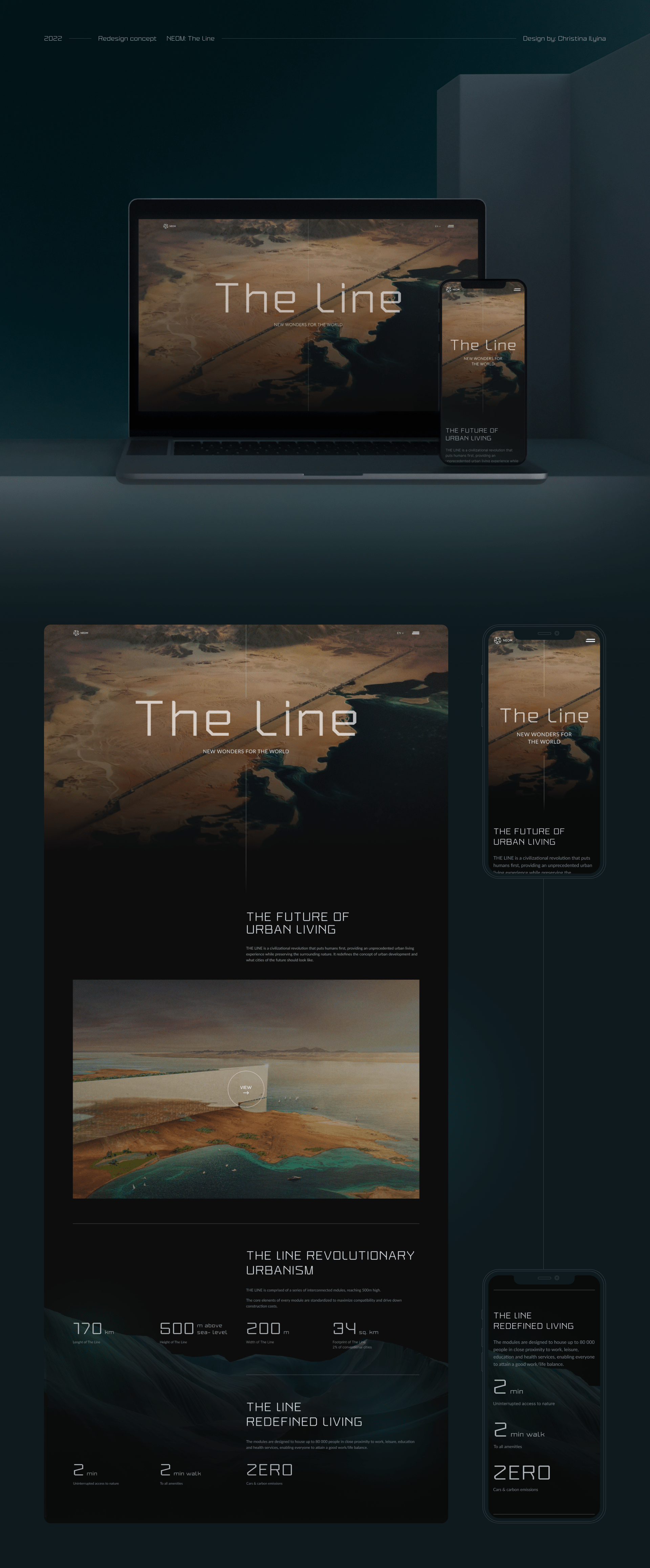 Neom: THE LINE — Изображение №1 — Интерфейсы на Dprofile